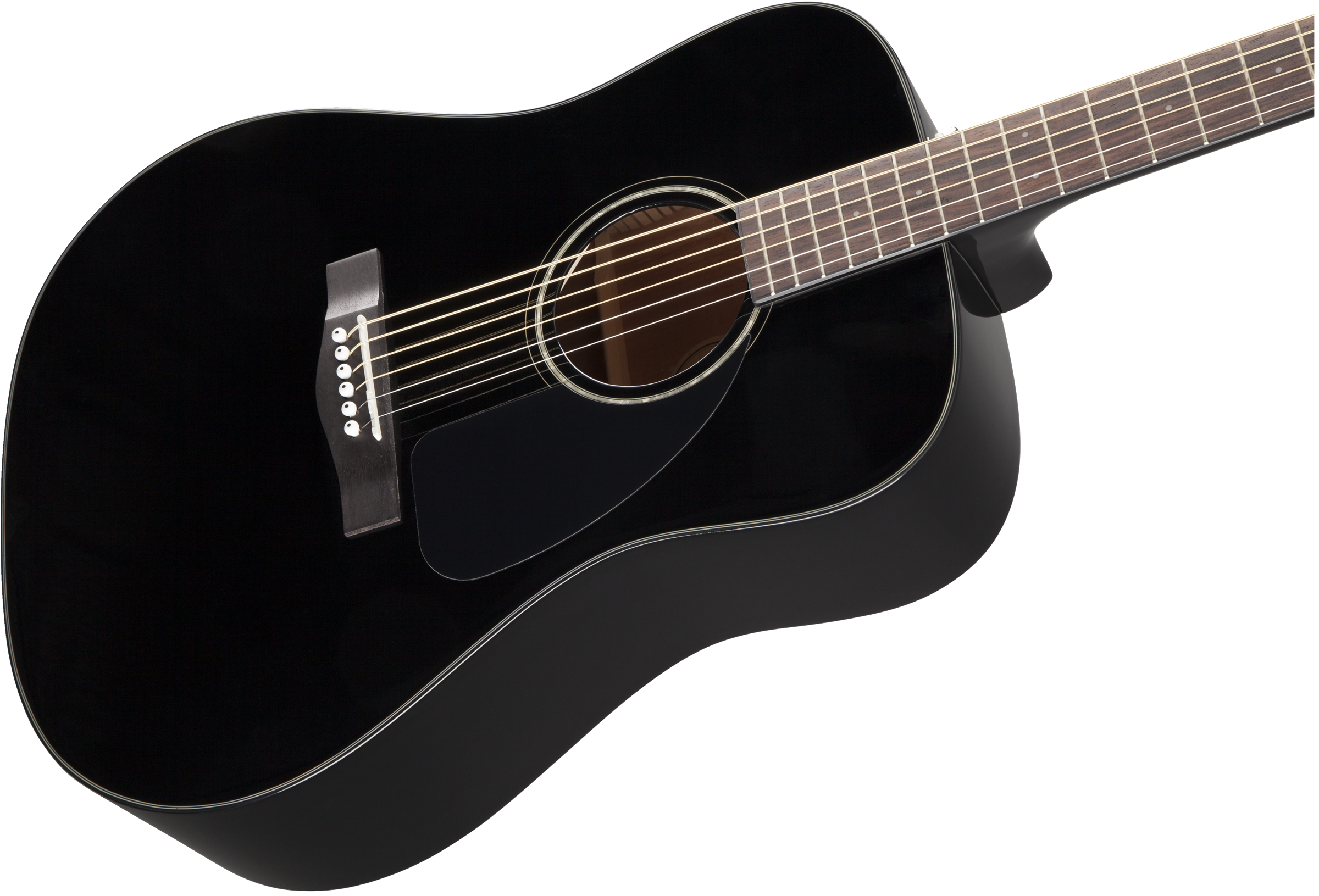 Fender CD-60 Dreadnought Acoustic w/Case, Walnut Fingerboard- Black - Metronome Music Inc.