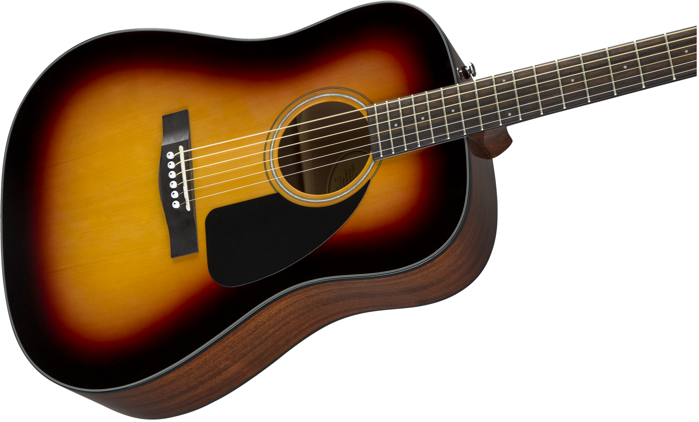 Fender CD-60 Dreadnought Acoustic w/Case, Walnut Fingerboard- Sunburst - Metronome Music Inc.
