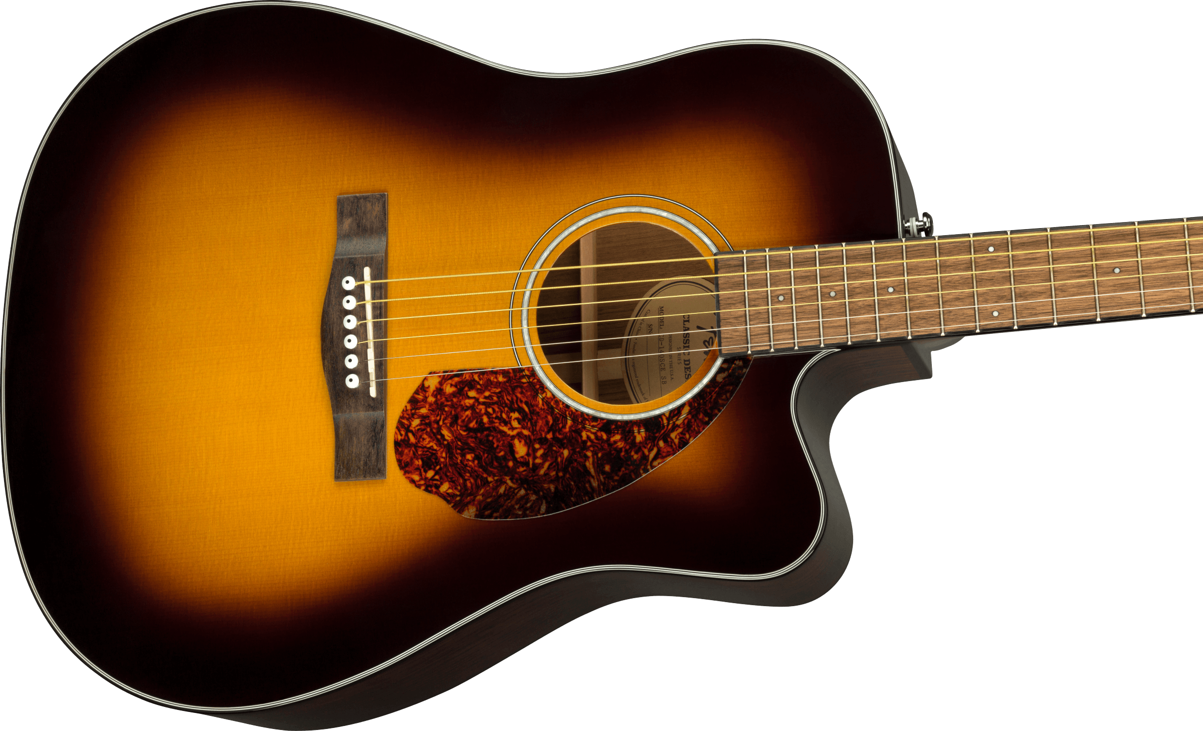Fender CD-140SCE Dreadnought w/Case - Sunburst - Metronome Music Inc.