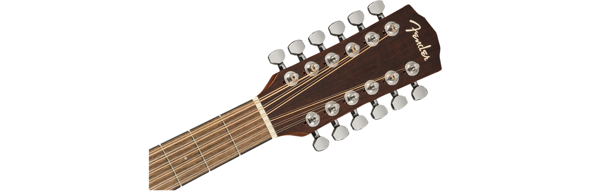 Fender CD-140SCE 12-String Walnut Fingerboard w/Case - Natural