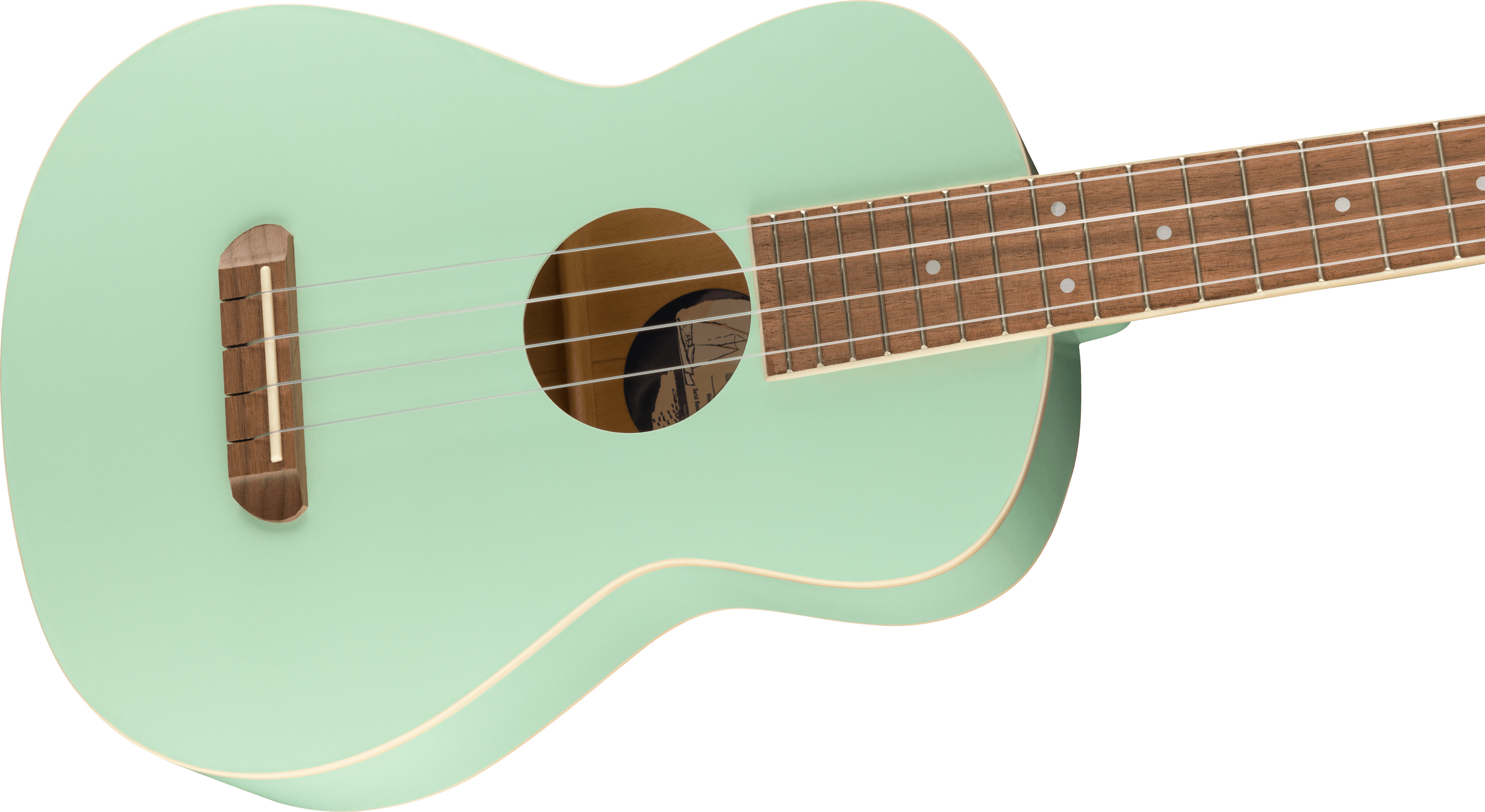 Fender Avalon Tenor Ukulele, Walnut Fingerboard, Surf Green - Metronome Music Inc.