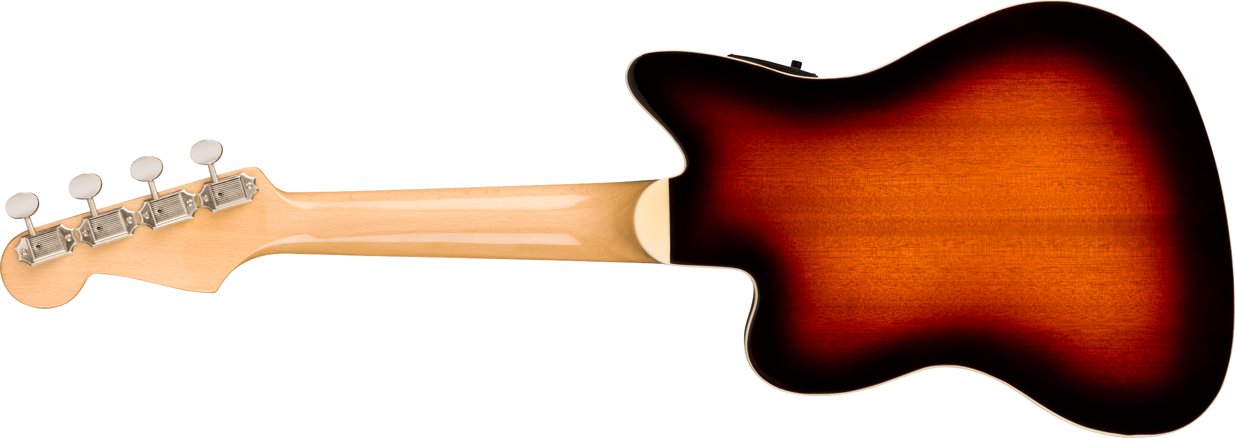 Fender Fullerton Jazzmaster Uke, Concert Ukulele - 3-Color Sunburst - Metronome Music Inc.