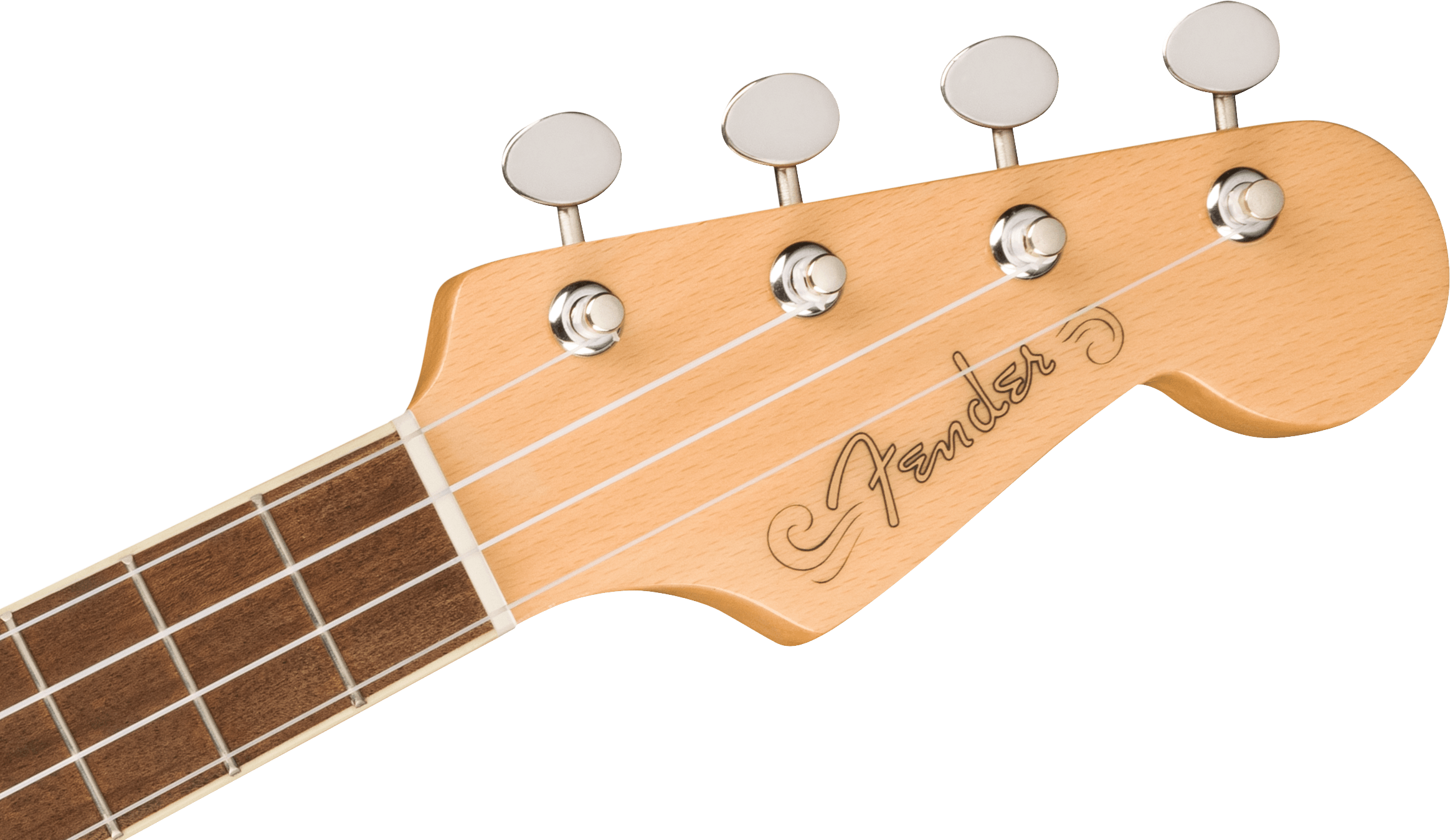 Fender Fullerton Jazzmaster Uke, Concert Ukulele - 3-Color Sunburst - Metronome Music Inc.
