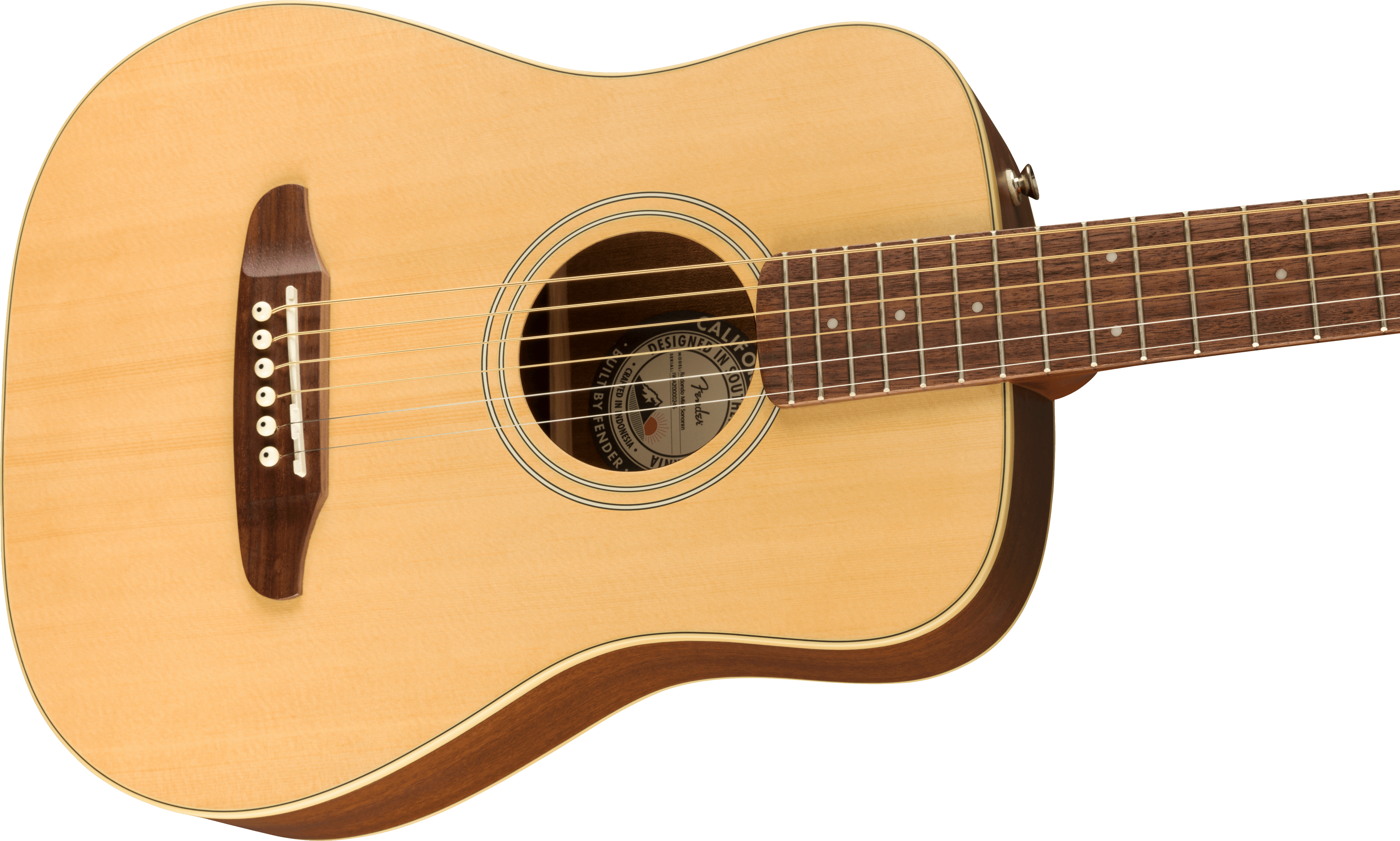 Fender Redondo Mini with Gig Bag, Natural