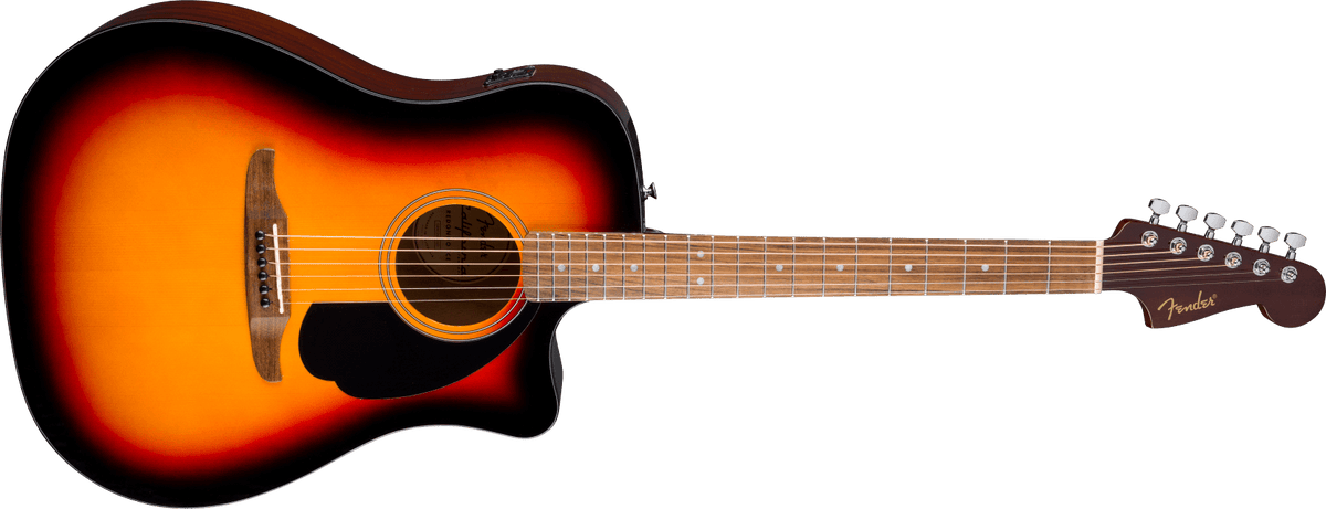 Fender California Standard Redondo CE Spruce Top Black Pickguard - 3-Color Sunburst
