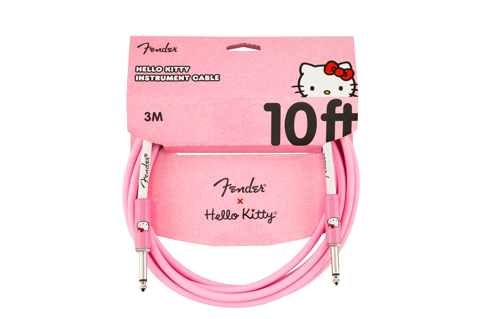 Fender® x Hello Kitty® Pink Original Cable 10ft. - Metronome Music Inc.