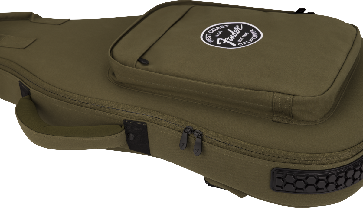 Fender Troubadour Electric Bass Gig Bag, Olive
