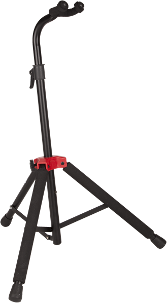 Fender Deluxe Hanging Guitar Stand, Black/Red - Metronome Music Inc.