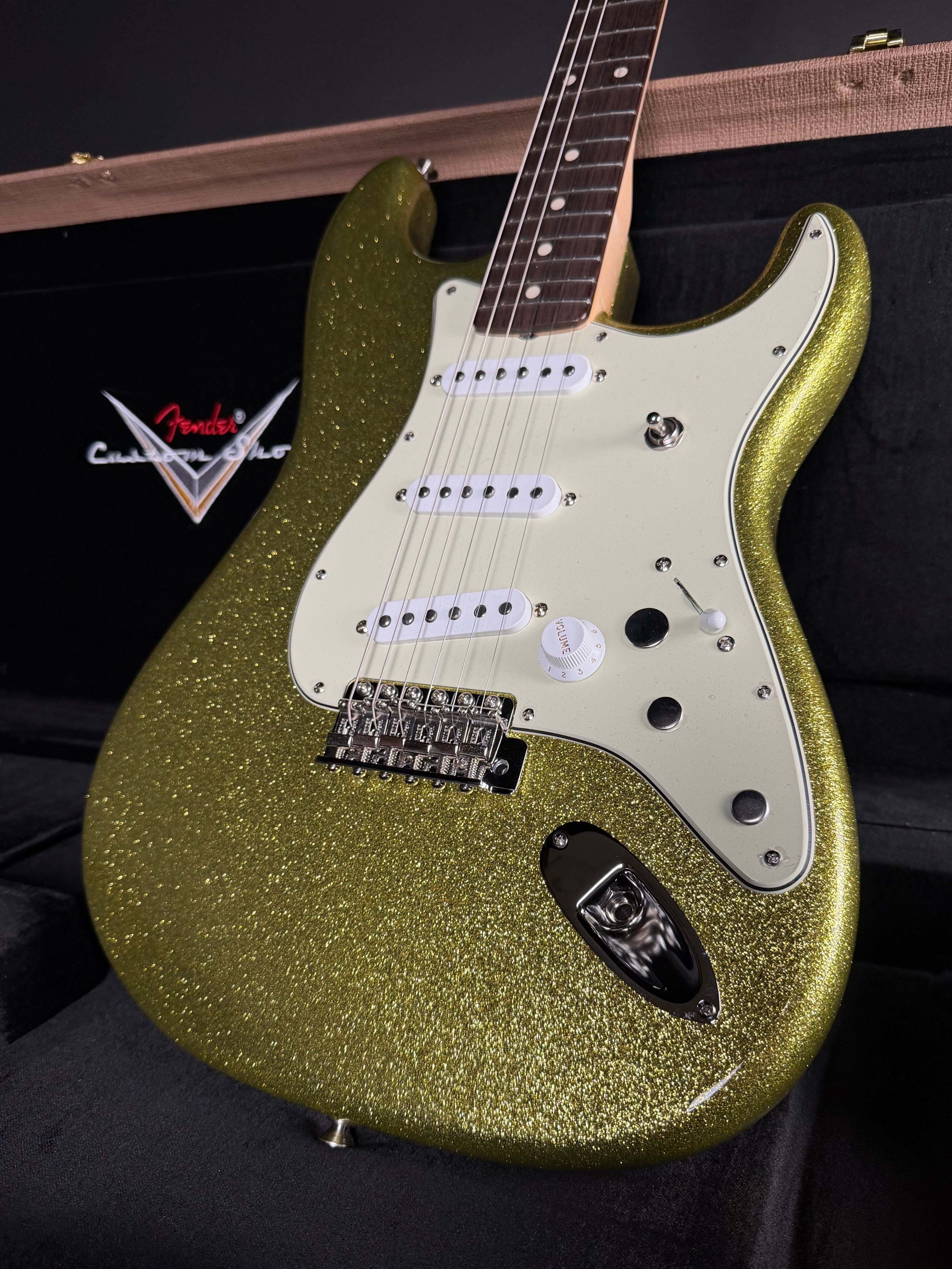 Fender Custom Shop Dick Dale Stratocaster - Chartreuse Sparkle