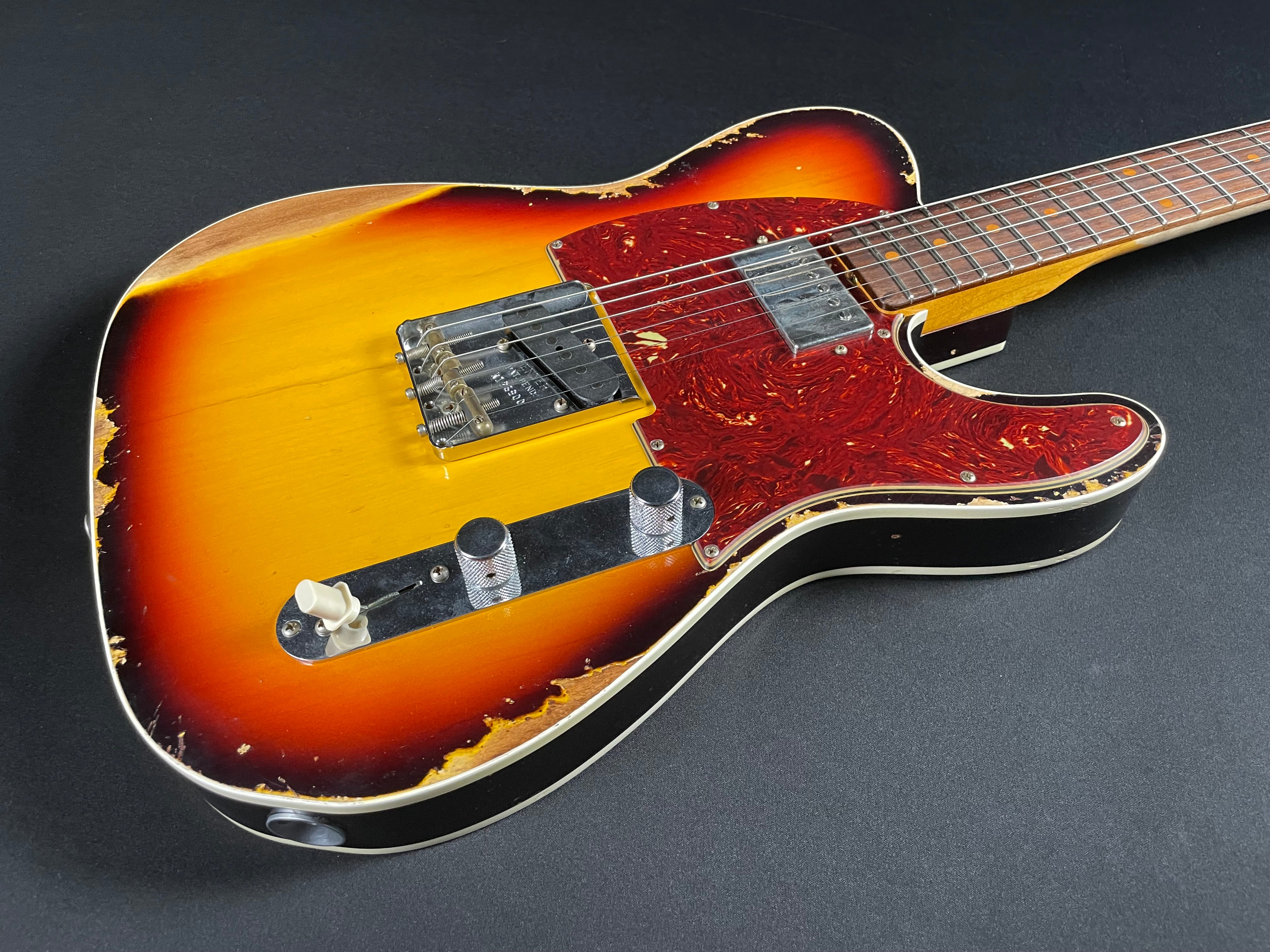 Fender Custom Shop LTD Reverse 1960 Tele Custom, Heavy Relic - 3-Color Sunburst