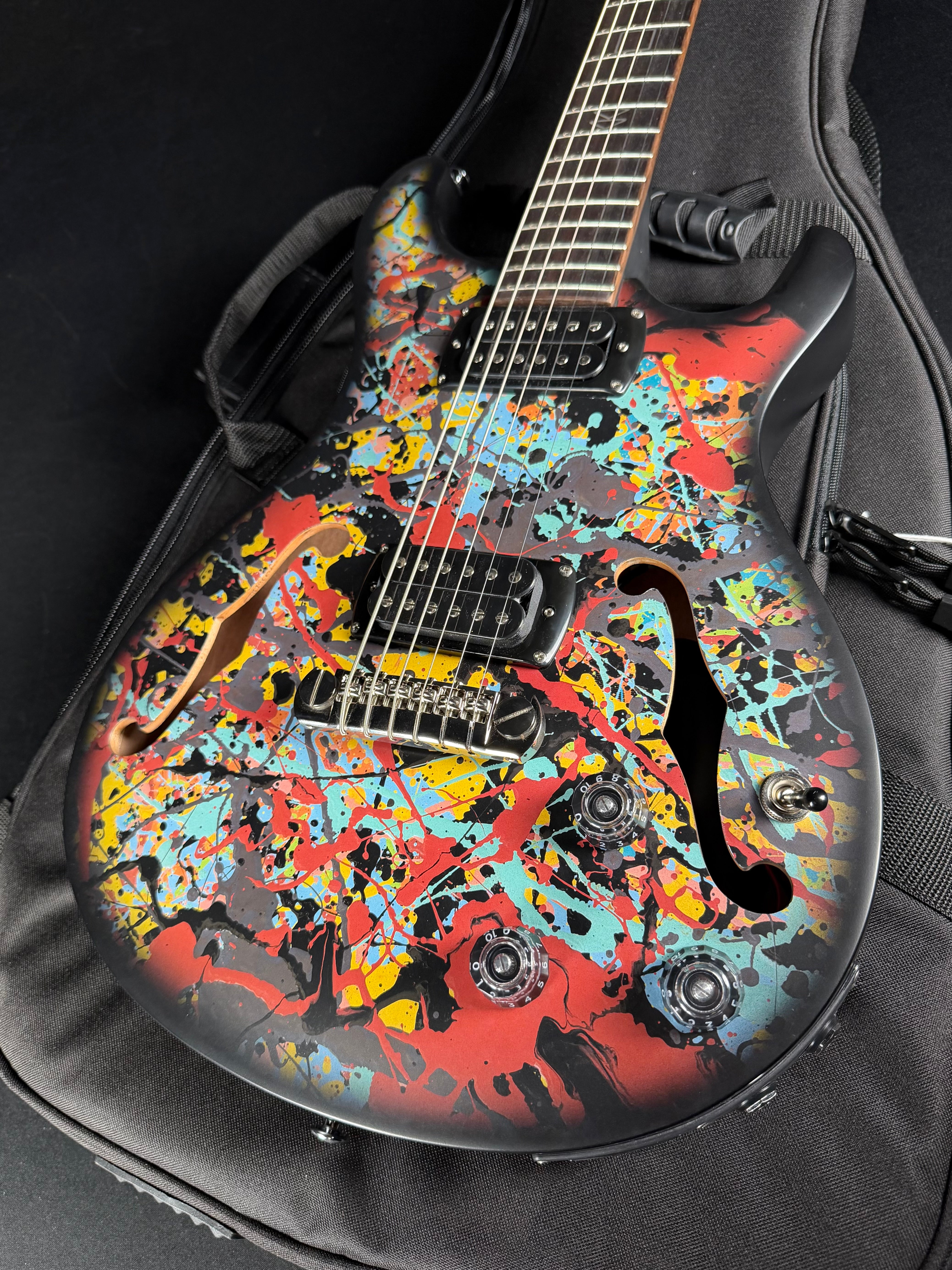 PRS SE Ed Sheeran Hollowbody I Baritone - Cosmic Splash (In-Stock) - Metronome Music Inc.