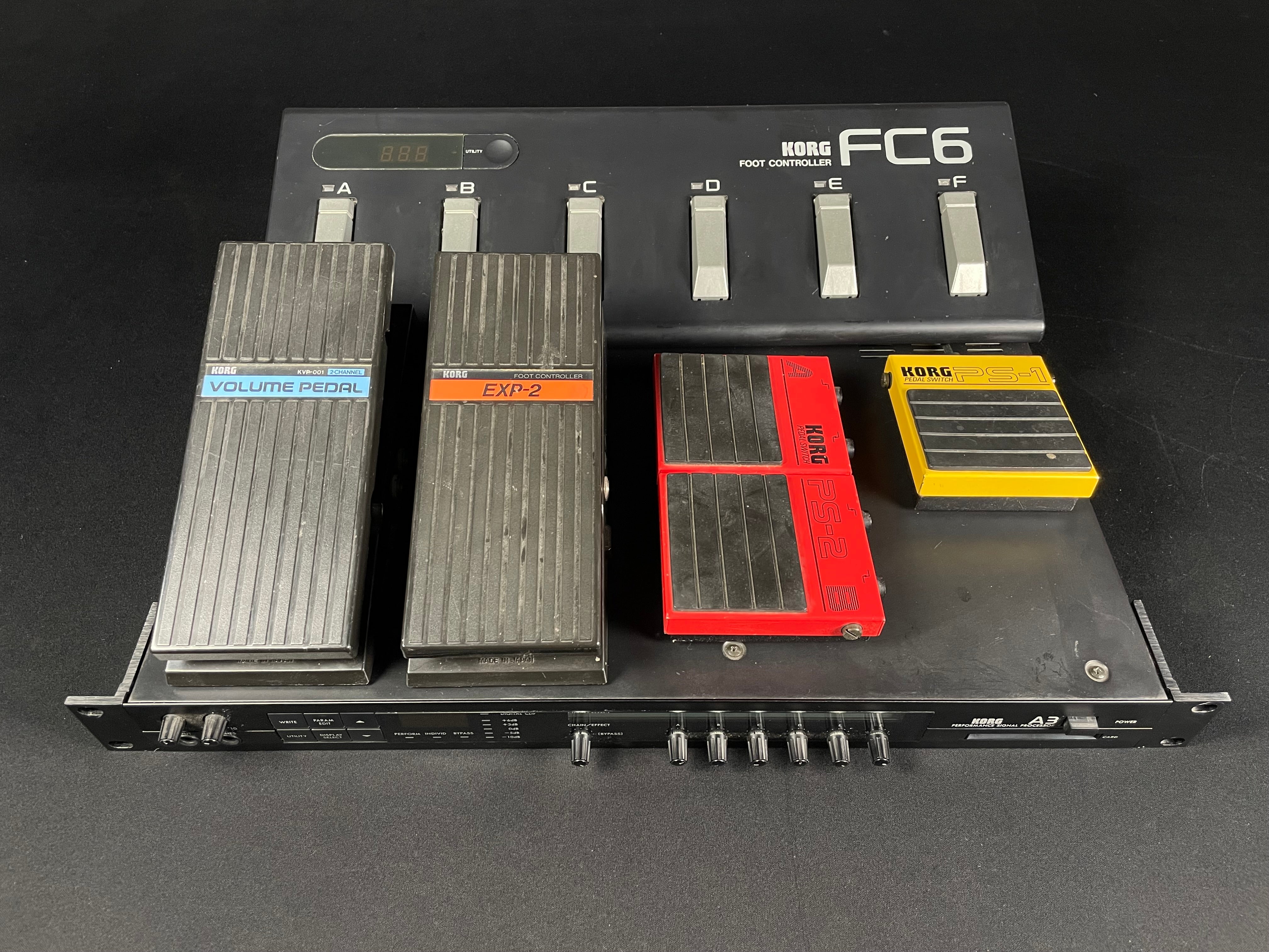 Korg A3 Performance Signal Processor w/FC6 & 4 Pedals