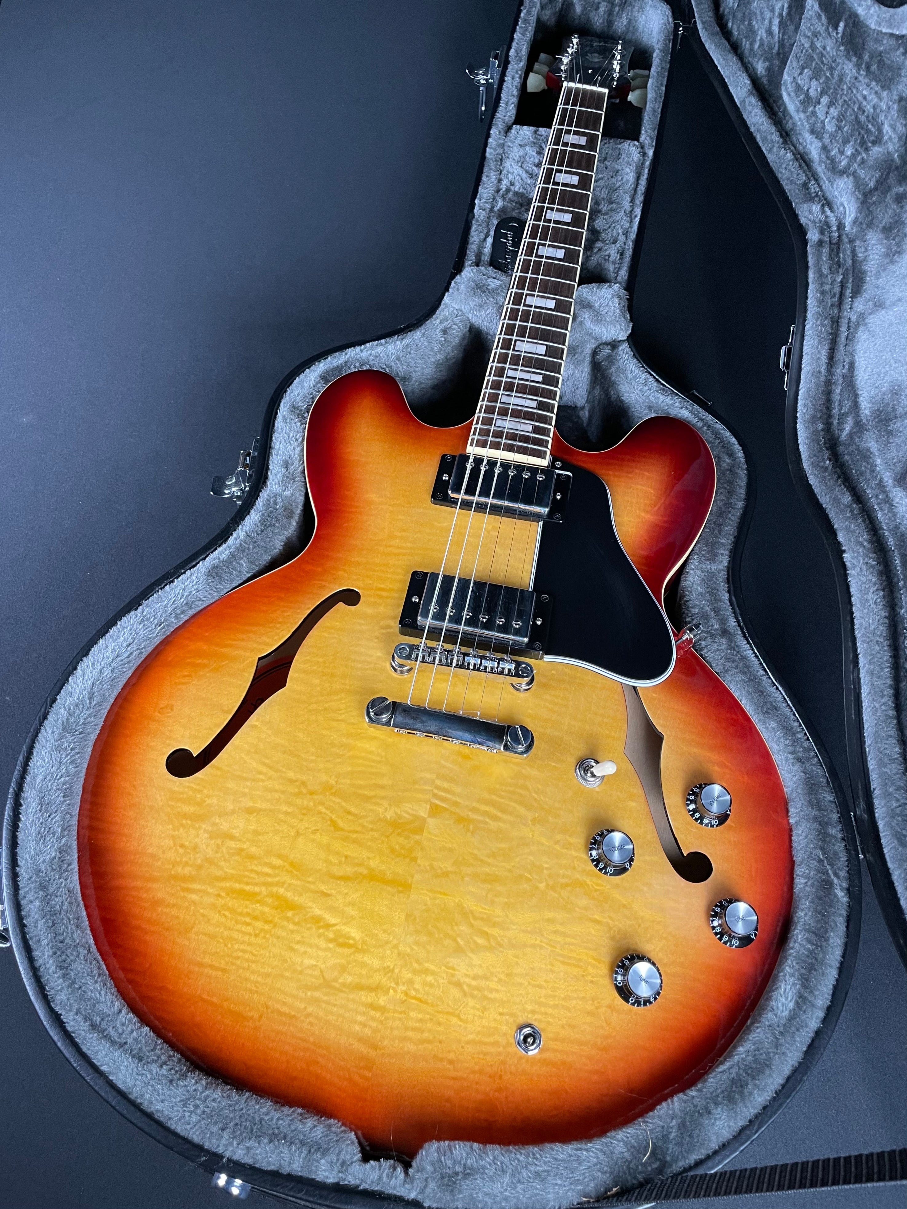 Epiphone ES-335 Figured IG w/HSC - Iced Tea (2021)