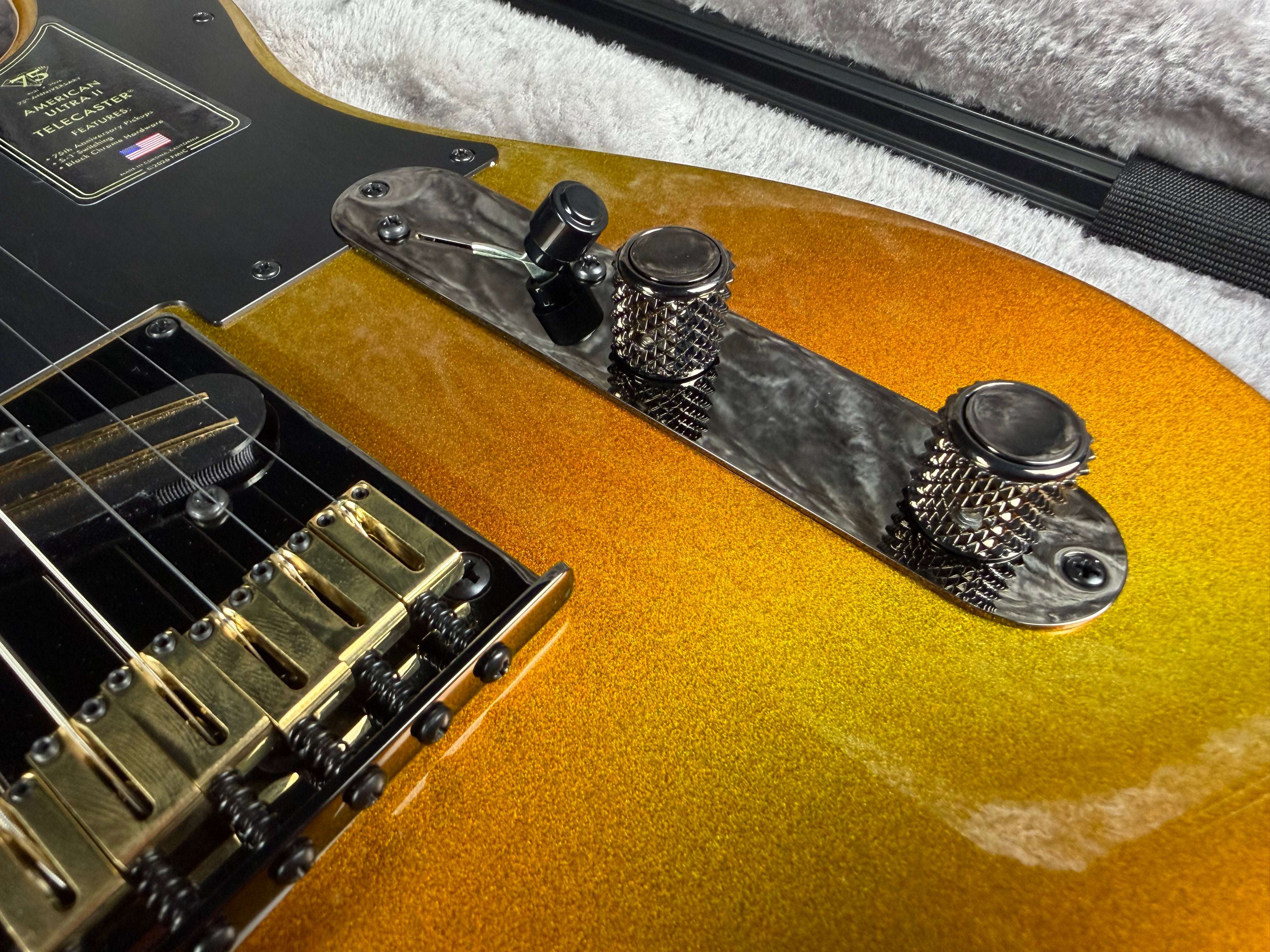 Fender 75th Anniversary American Ultra II Telecaster - Liquid Gold (20