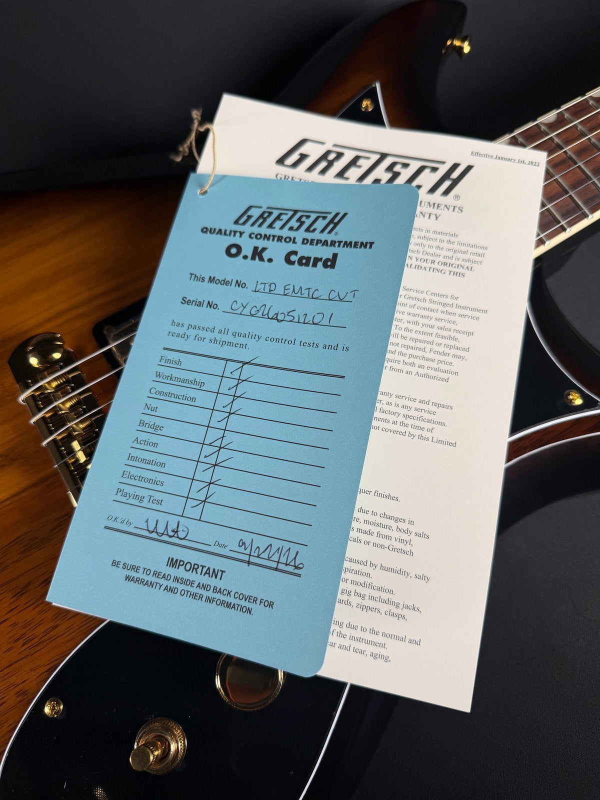 Gretsch Limited Edition Electromatic Black Limba CVT Sunburst CYG26051201
