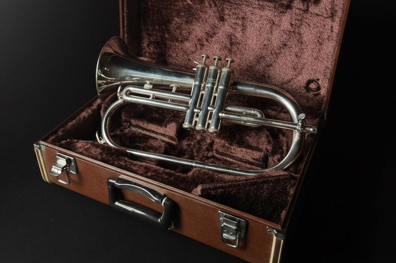 Yamaha YFH-2310S Flugelhorn w/Case Silver (Used) - Metronome Music Inc.