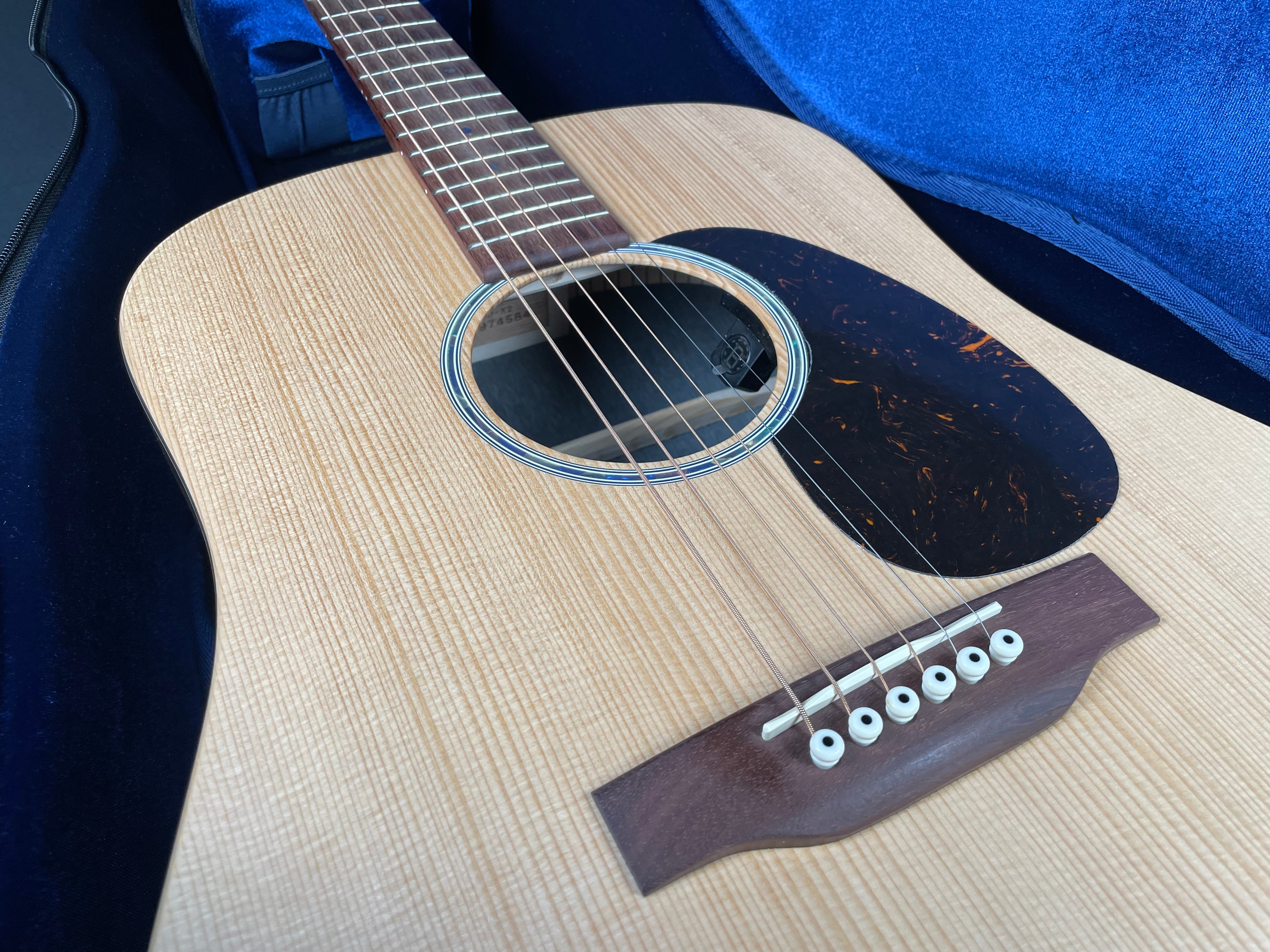 Martin D-X2E Brazilian Rosewood w/Soft Case - Natural (2025)