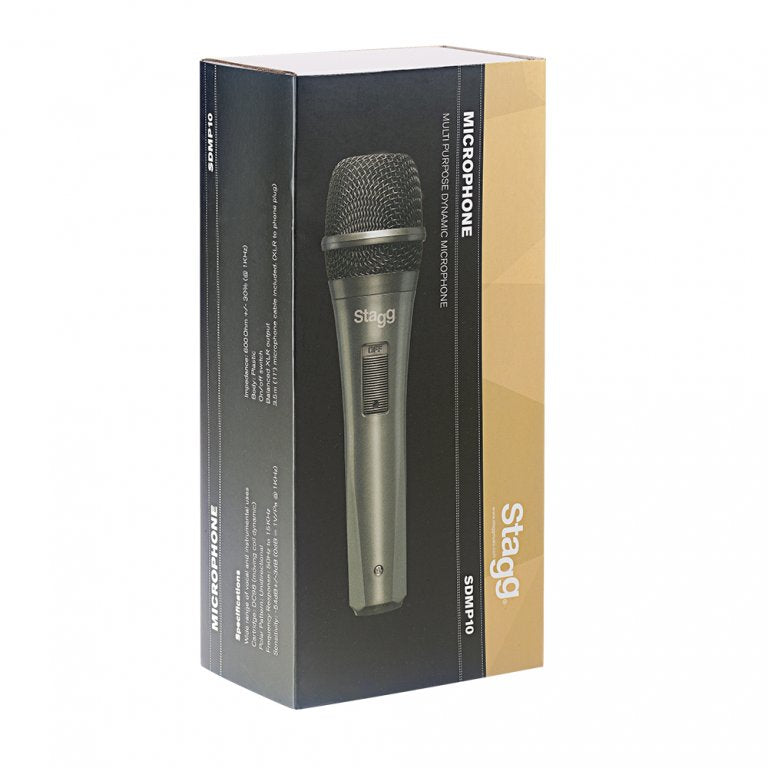 STAGG SDMP10 Multipurpose Cardioid Dynamic Microphone - Metronome Music Inc.