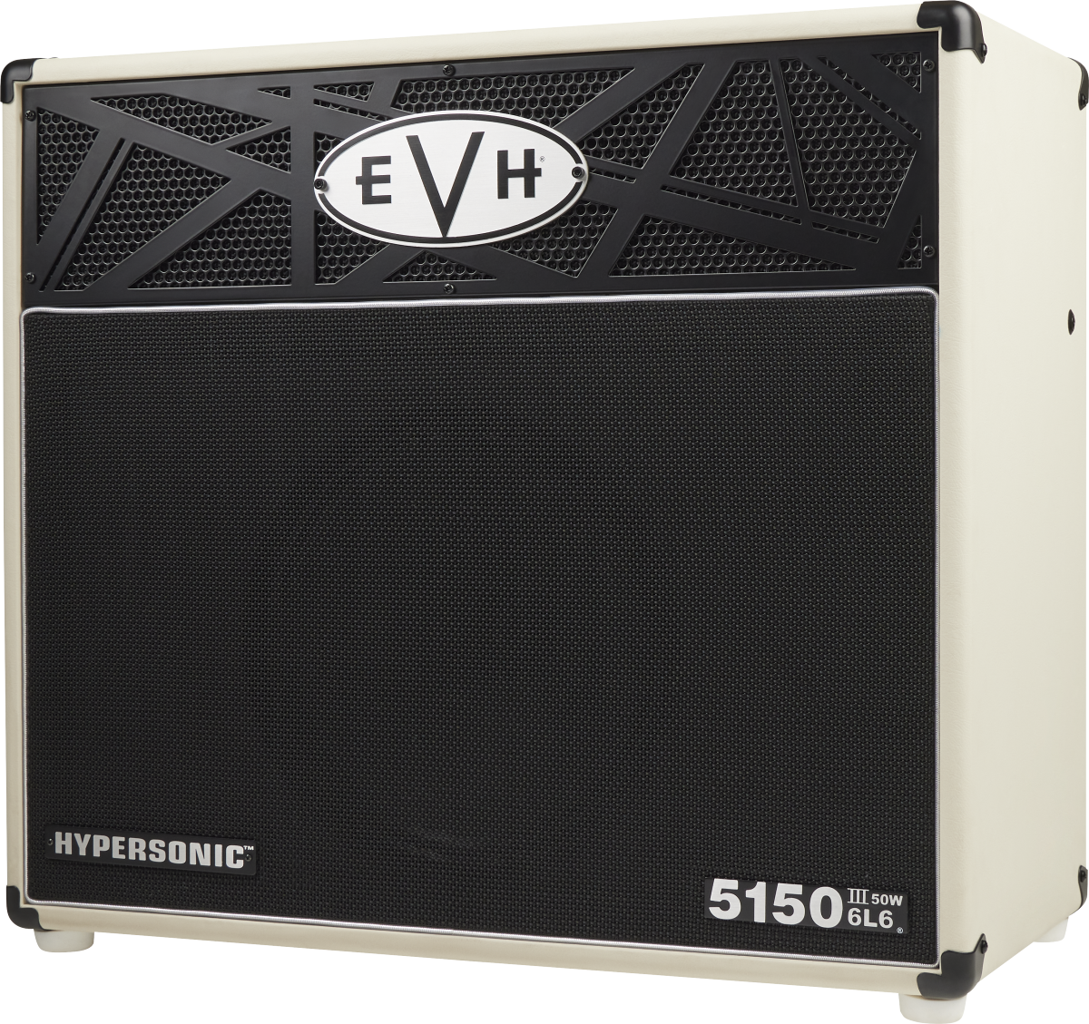 EVH  5150III® Hypersonic™ 6L6 1x12, Ivory - Metronome Music Inc.