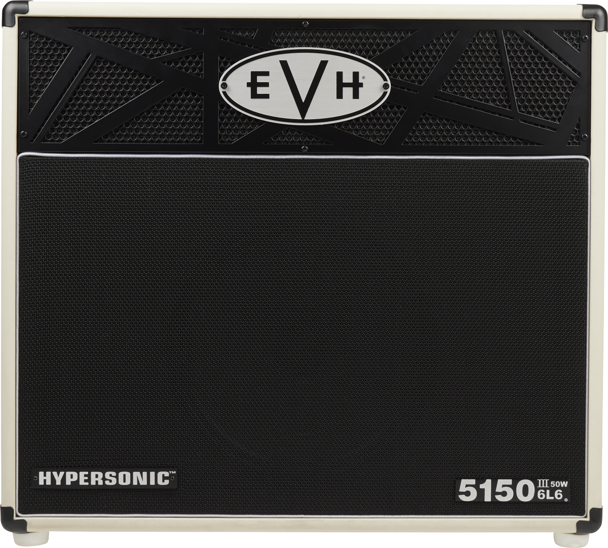 EVH  5150III® Hypersonic™ 6L6 1x12, Ivory - Metronome Music Inc.