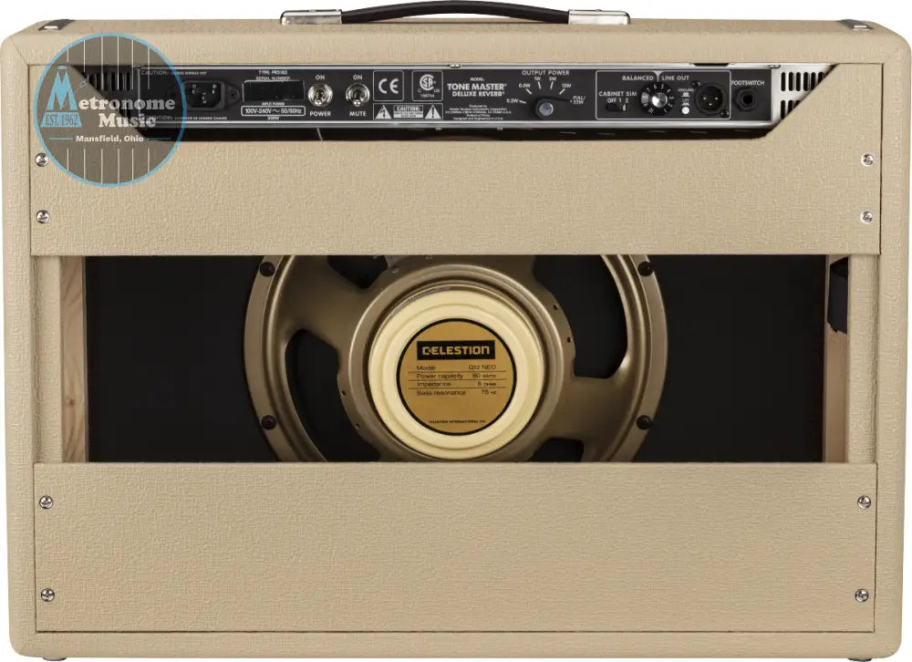 Fender Tone Master Deluxe Reverb- Blonde - Metronome Music Inc.