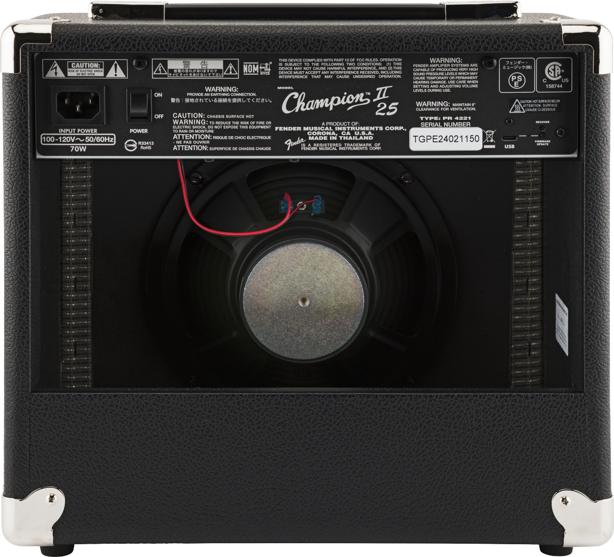 Fender Champion II 25 watt guitar amplifier