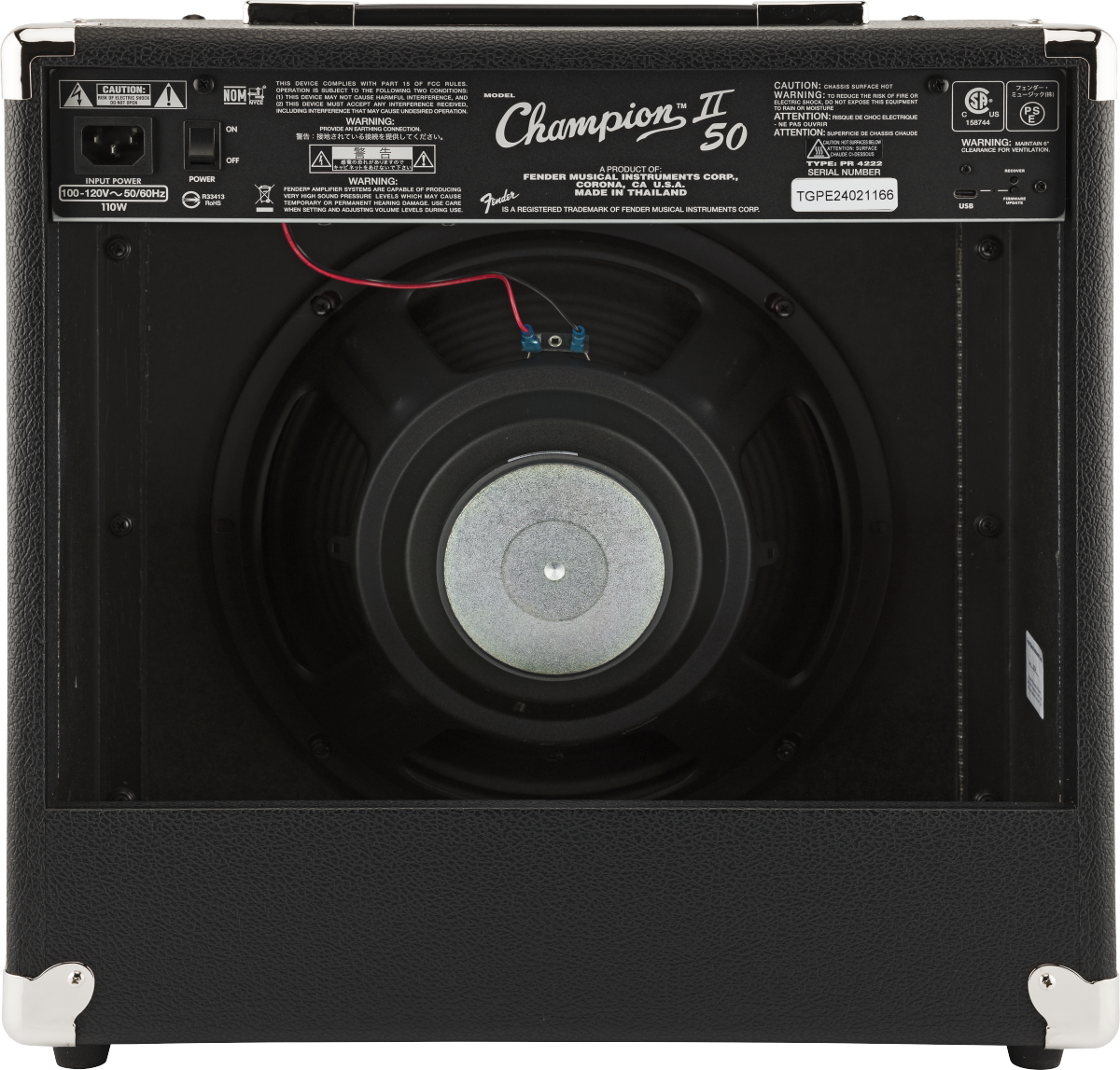 Fender Champion II 50 watt guitar amplifier - Metronome Music Inc.