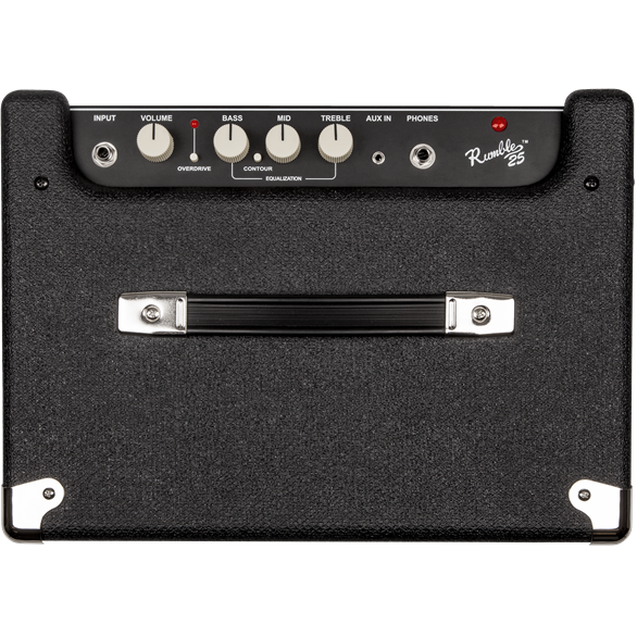 Fender Rumble 25 (V3) Bass Combo - Black/Silver