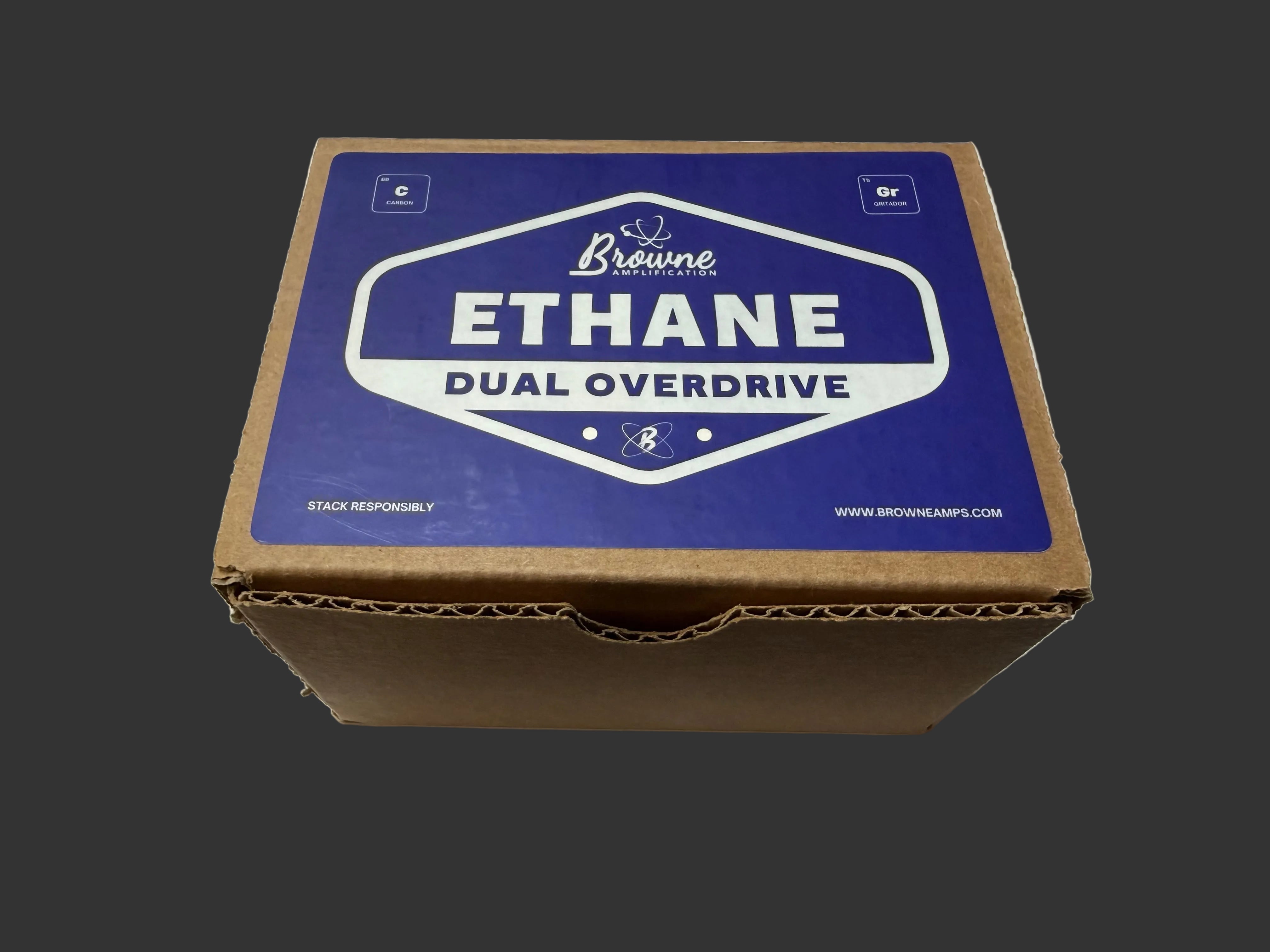 Browne Amplification Ethane Dual Overdrive - Aqua Copper Vein (Used) - Metronome Music Inc.