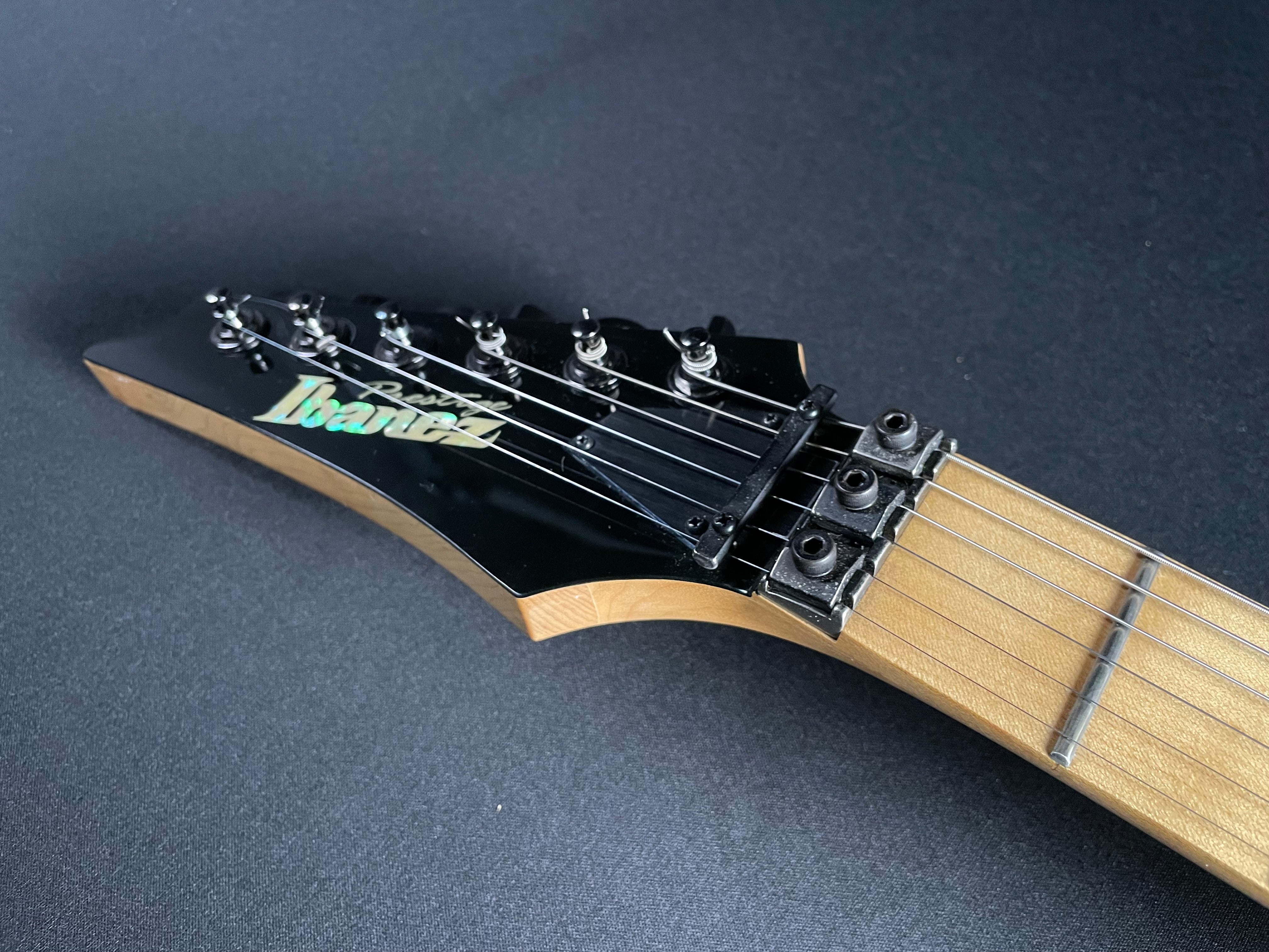 Ibanez Prestige RG1550ML, w/OHSC - Black MIJ (2009) - Metronome Music Inc.