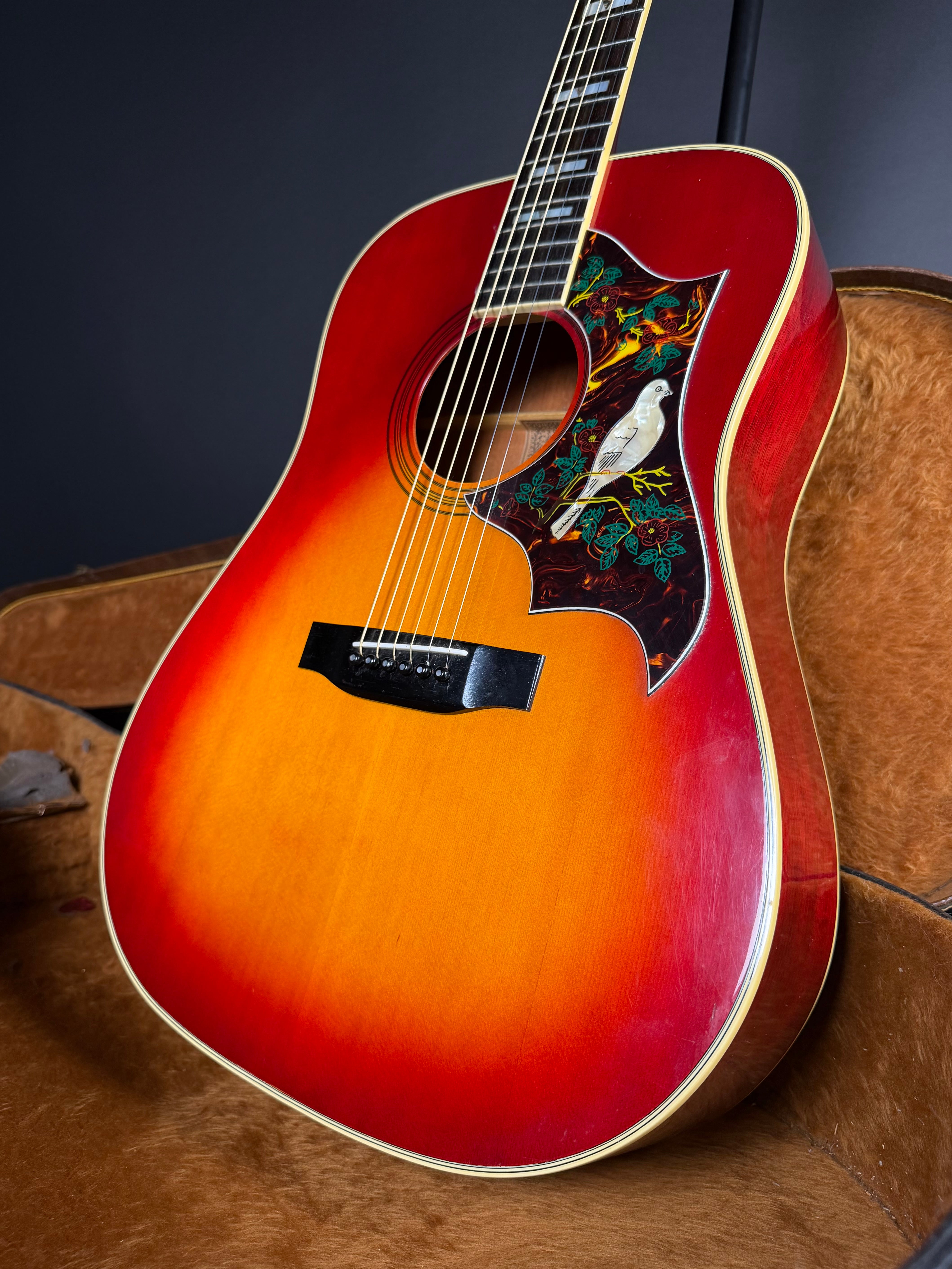 Alvarez 5024 Dove w/ Case Cherry Sunburst (1970’s)