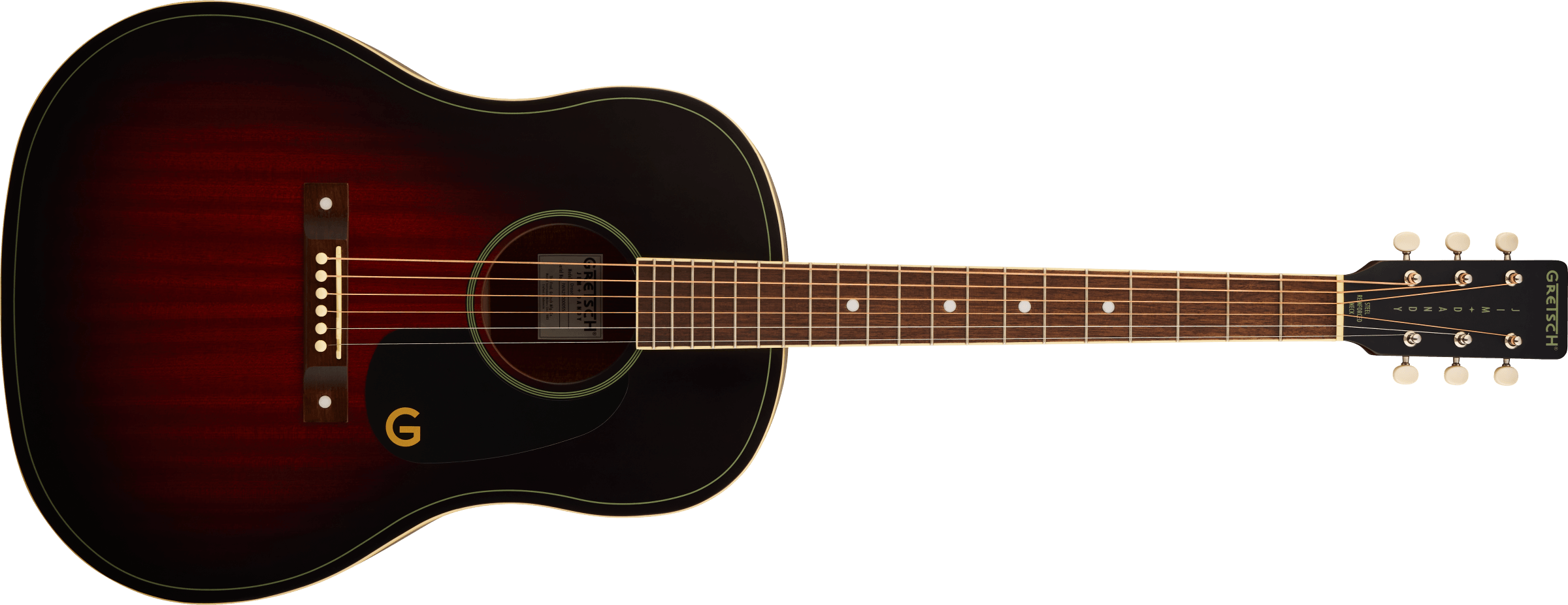 Gretsch Jim Dandy Dreadnought, Walnut Fingerboard, Deep Cherry Burst