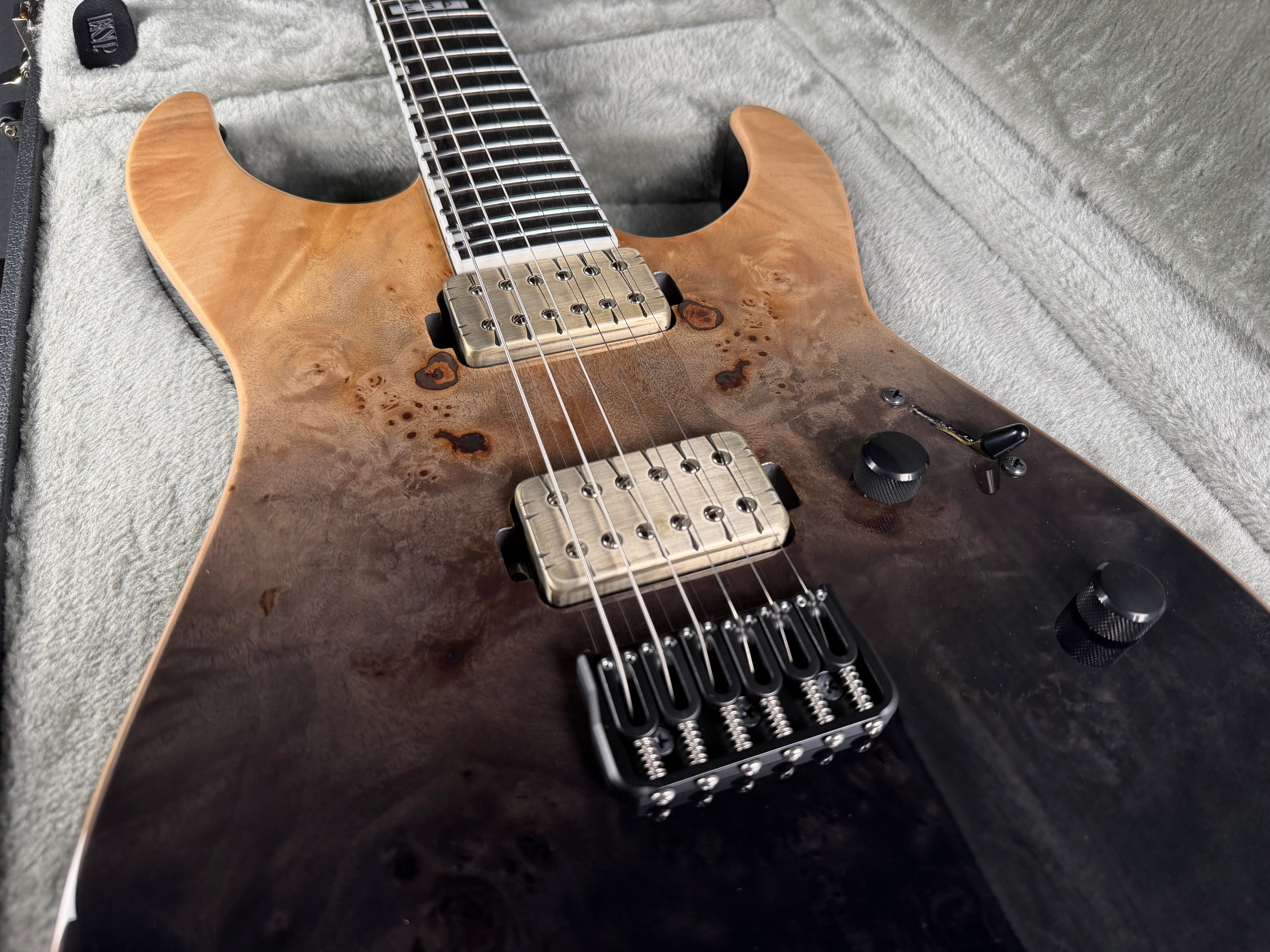 ESP E-II M-II Hardtail w/Case - Black Natural Fade - Metronome Music Inc.