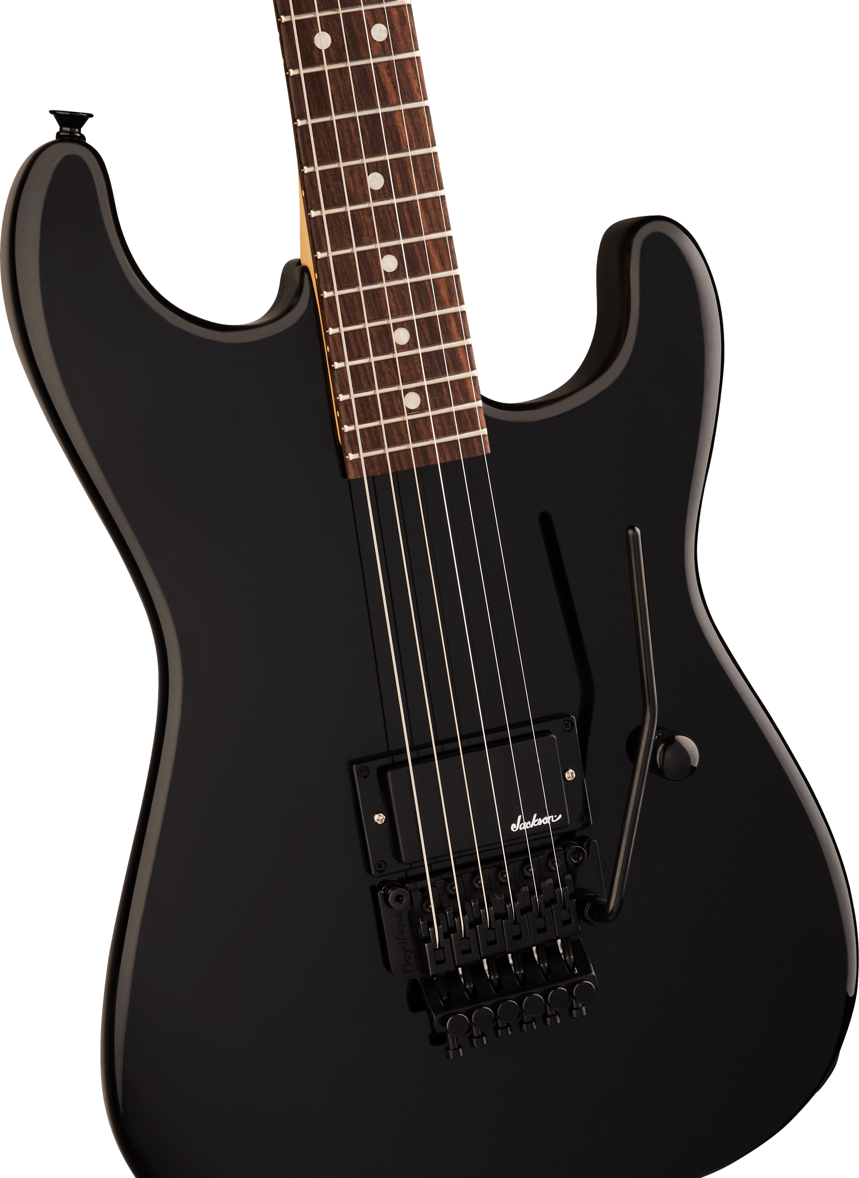 Jackson Pro Origins 1985 San Dimas SD1A H,  Gloss Black (9-10-25) - Metronome Music Inc.