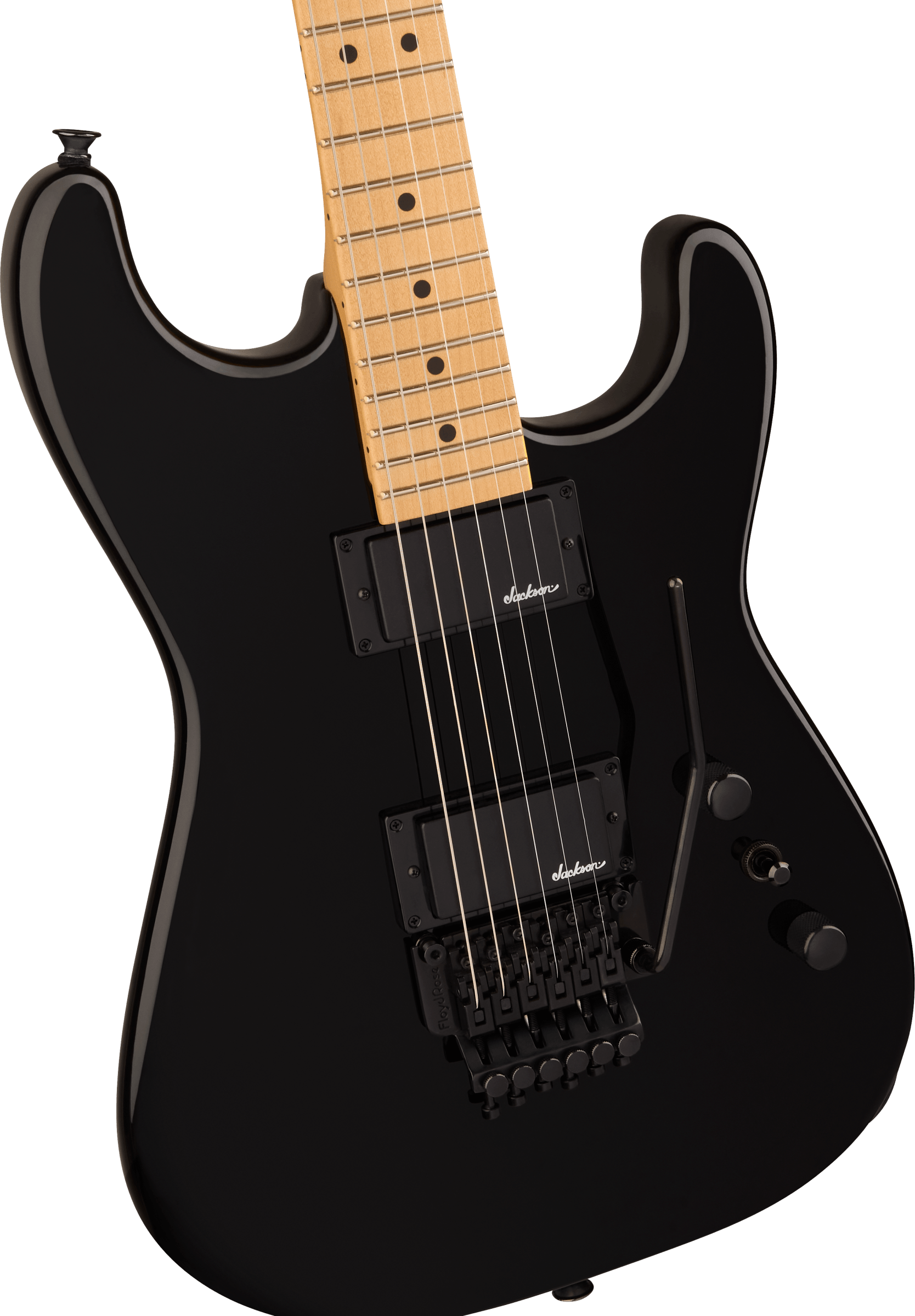 Jackson Pro Origins 1985 San-Dimas SD1 HH MPL - BLACK (9-10-25) - Metronome Music Inc.