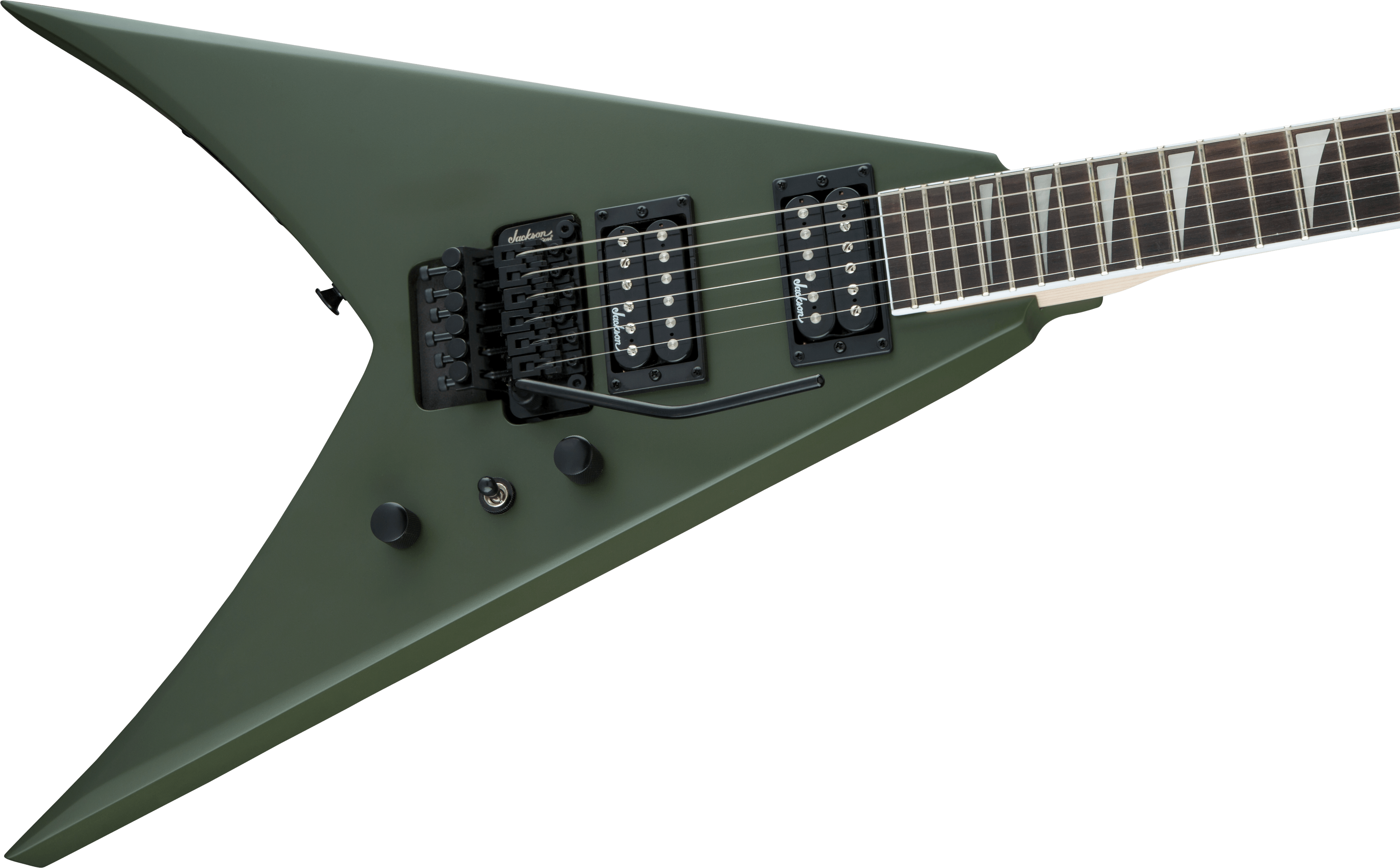 Jackson  JS Series King V JS32, Amaranth Fingerboard, Matte Army Drab - Metronome Music Inc.