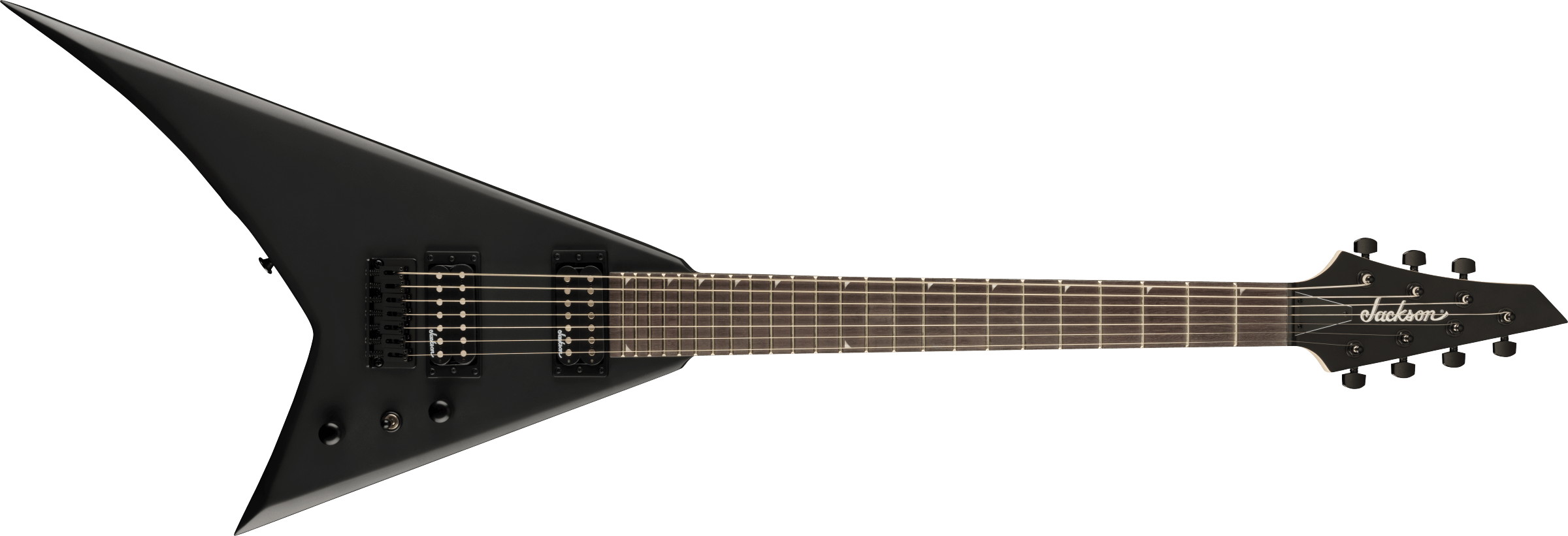 Jackson  JS Series Rhoads JS22-7 RR HT, Amaranth Fingerboard, Satin Black - Metronome Music Inc.