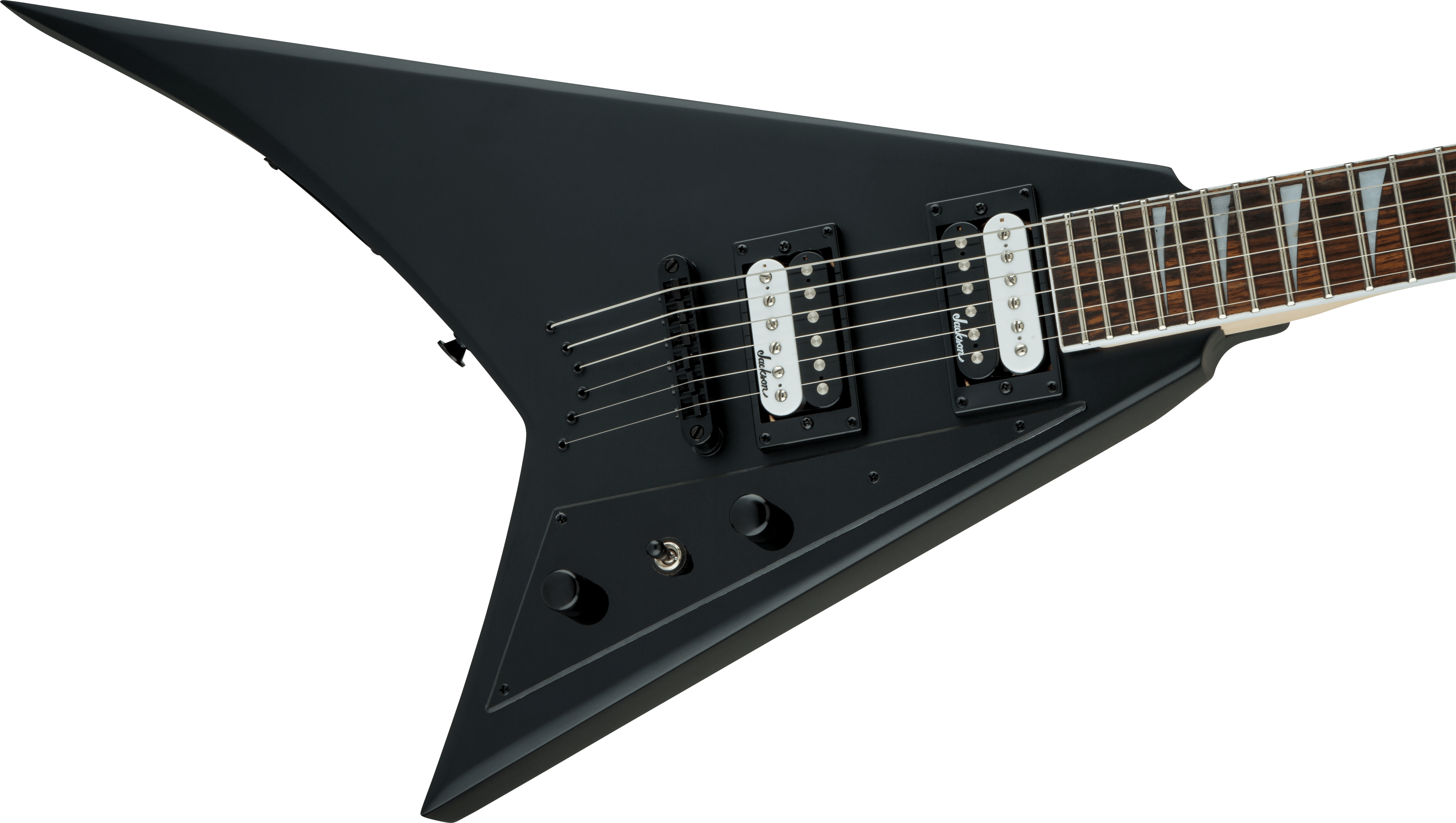 Jackson   JS Series Rhoads JS32T, Amaranth Fingerboard, Satin Black - Metronome Music Inc.