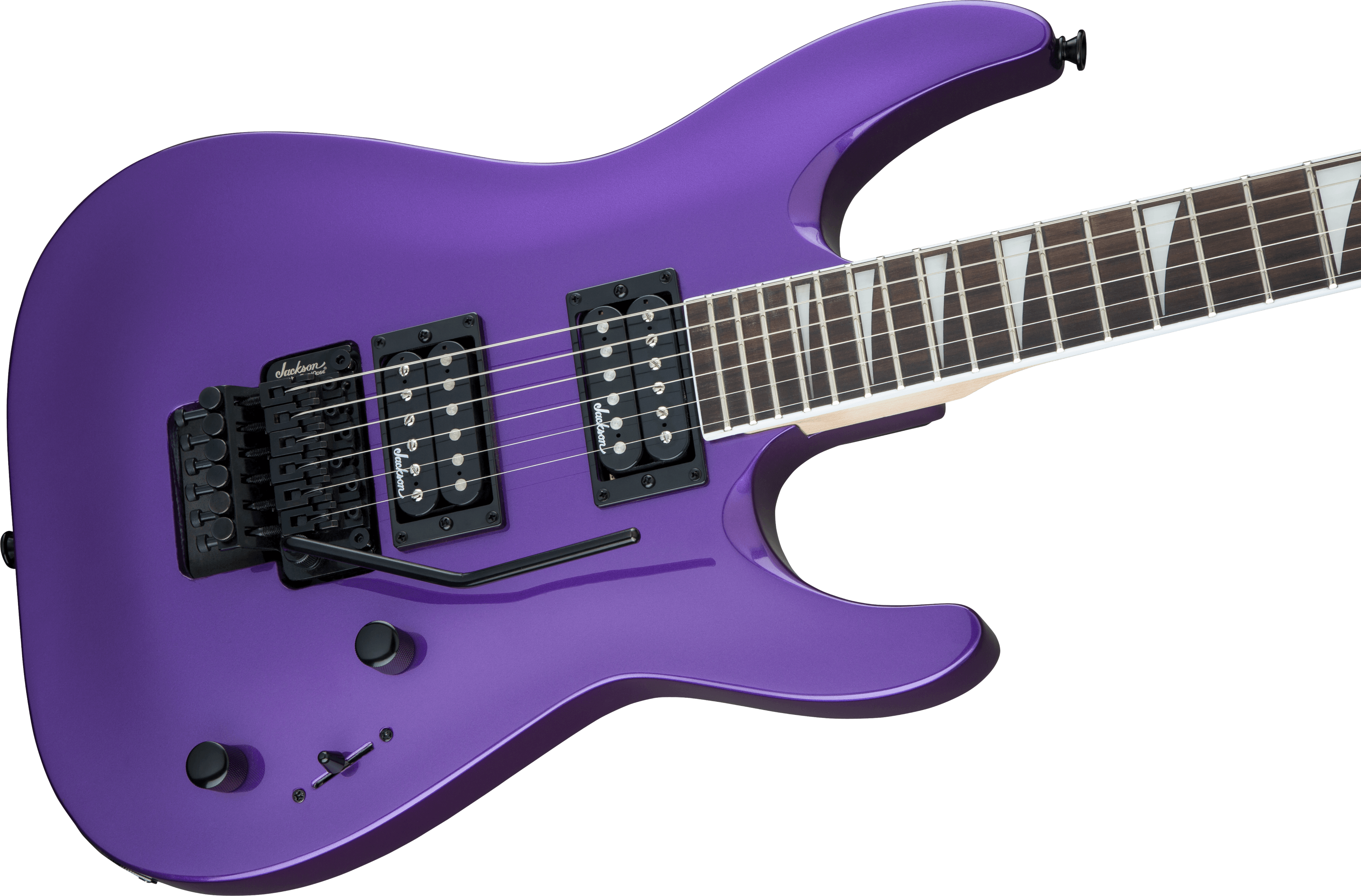 Jackson JS Series Dinky Arch Top JS32 DKA, Amaranth Fingerboard, Pavo Purple - Metronome Music Inc.