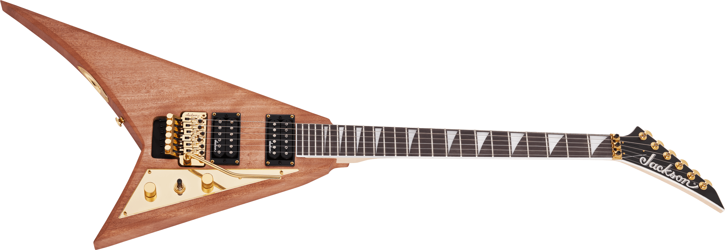 Jackson JS Series Rhoads MAH JS32, Amaranth Fingerboard, Natural - Metronome Music Inc.