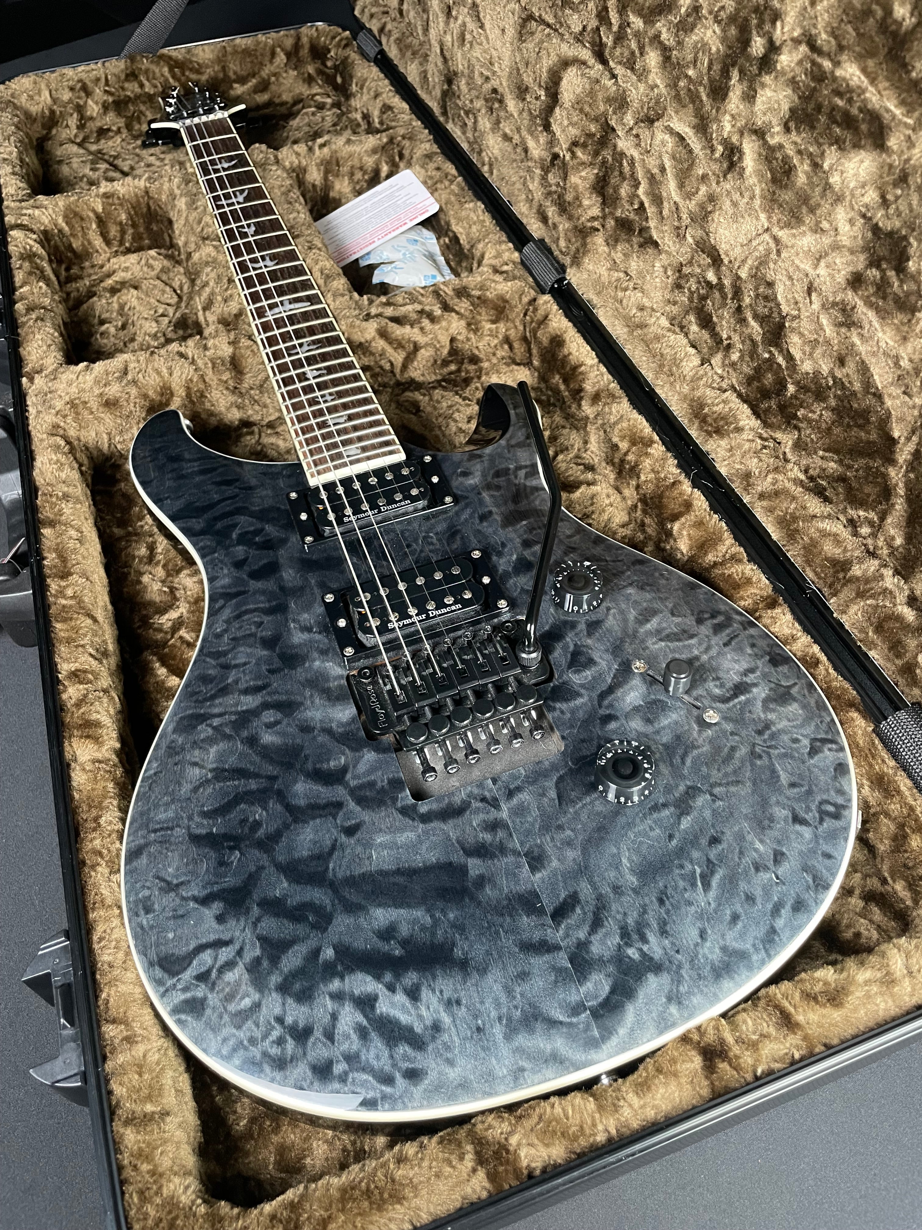 Paul Reed Smith PRS SE “Floyd” Custom 24 w/HSC - Quilt Top