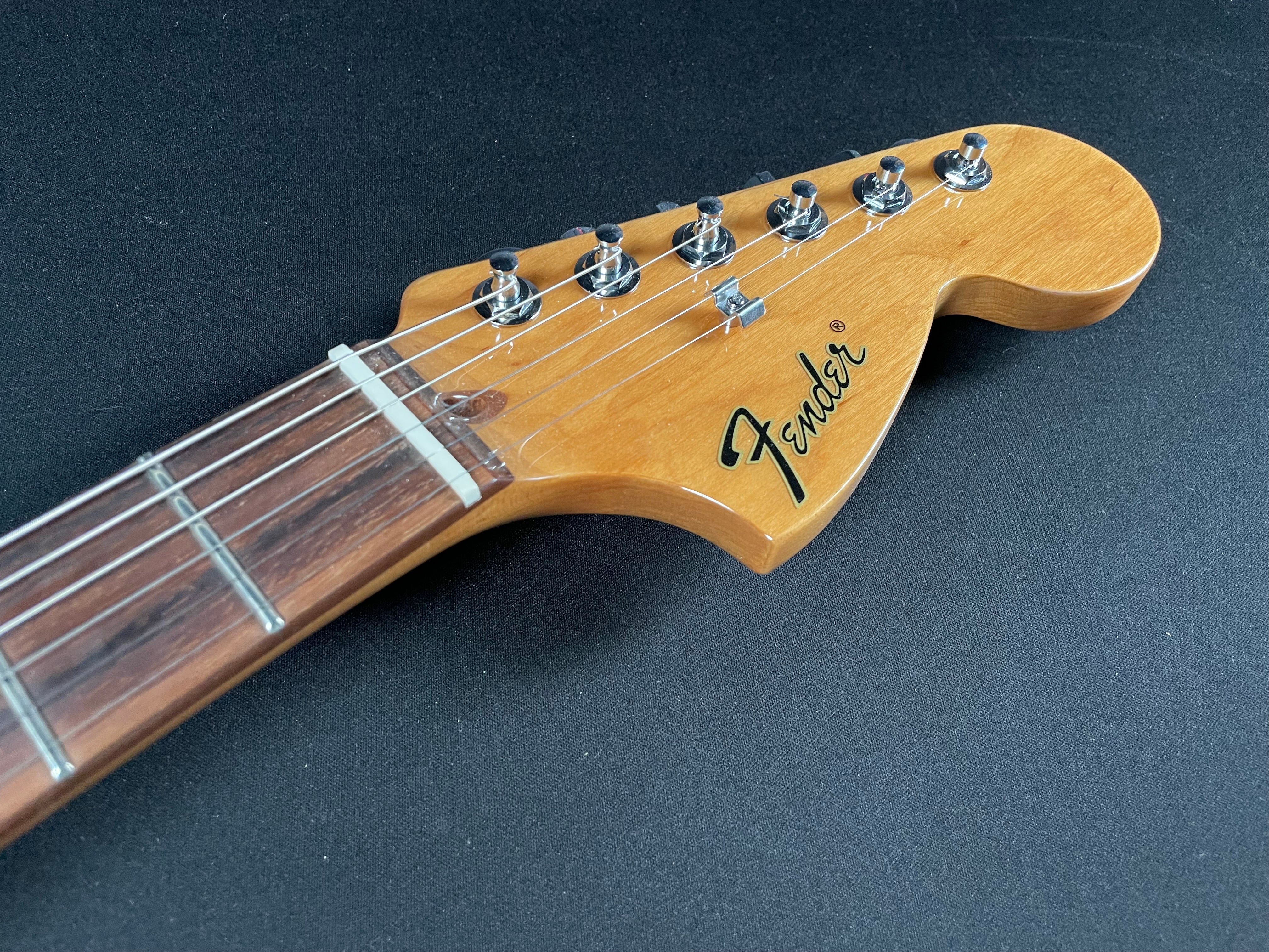 Fender Tom DeLonge Starcaster - Satin Shoreline Gold (MINT) - Metronome Music Inc.