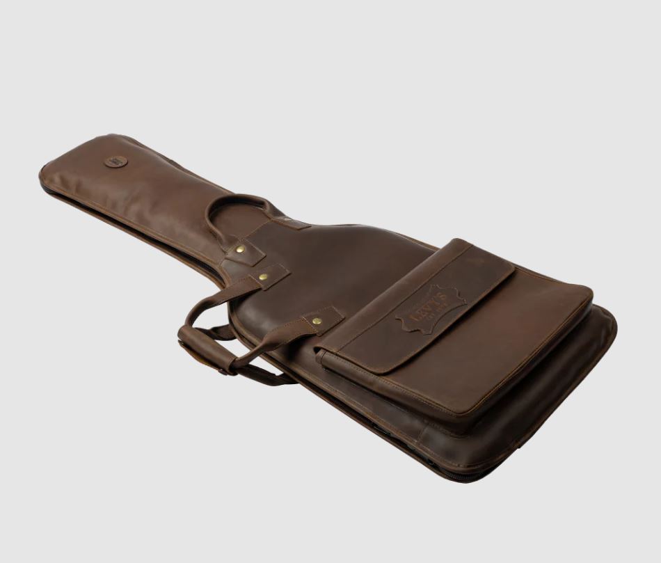 Levy's Leather Guitar Bag Solera Series - Brown - Metronome Music Inc.