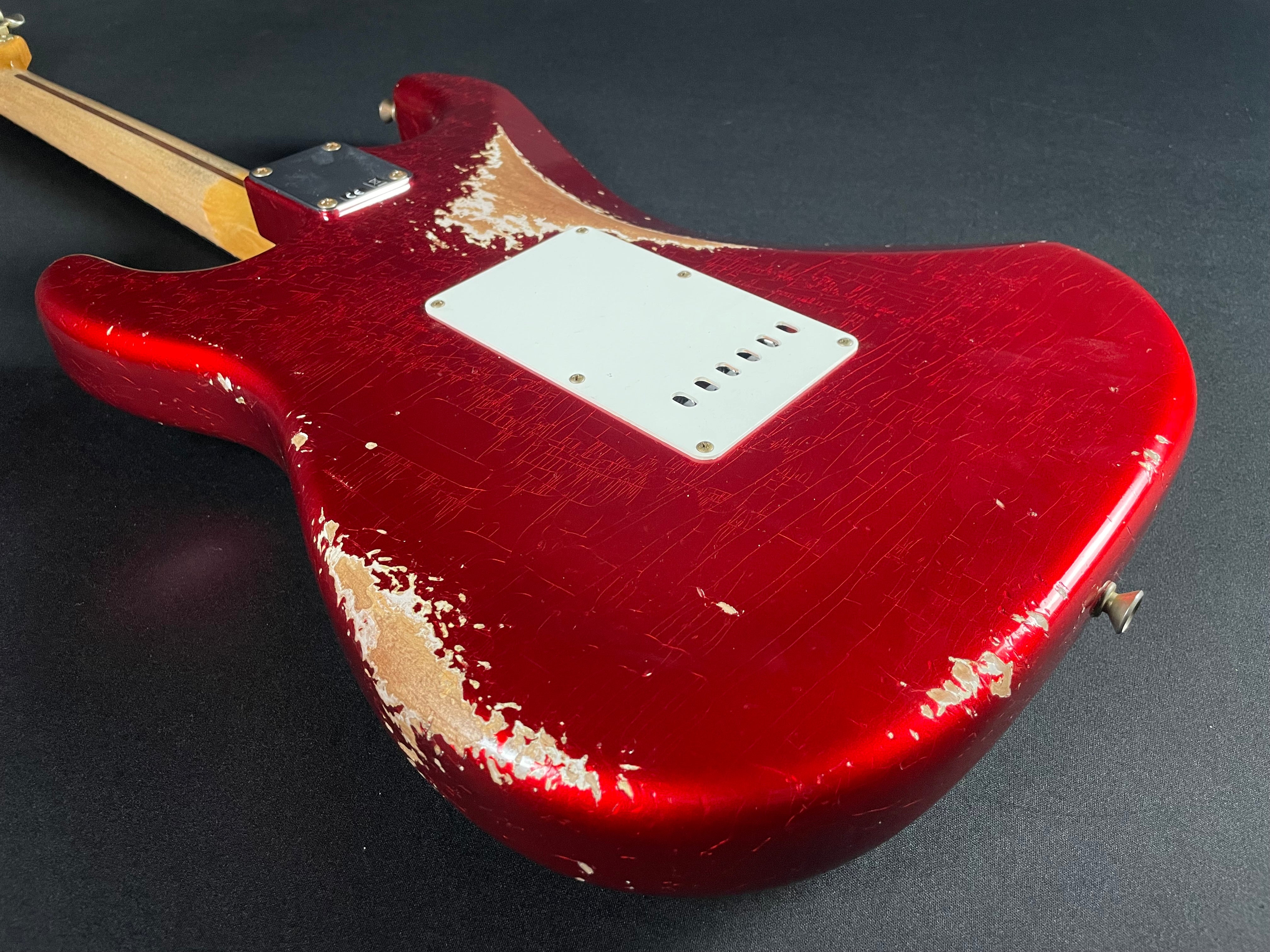 Fender Custom Shop 1958 Stratocaster, Heavy Relic-Faded Aged Candy Apple Red