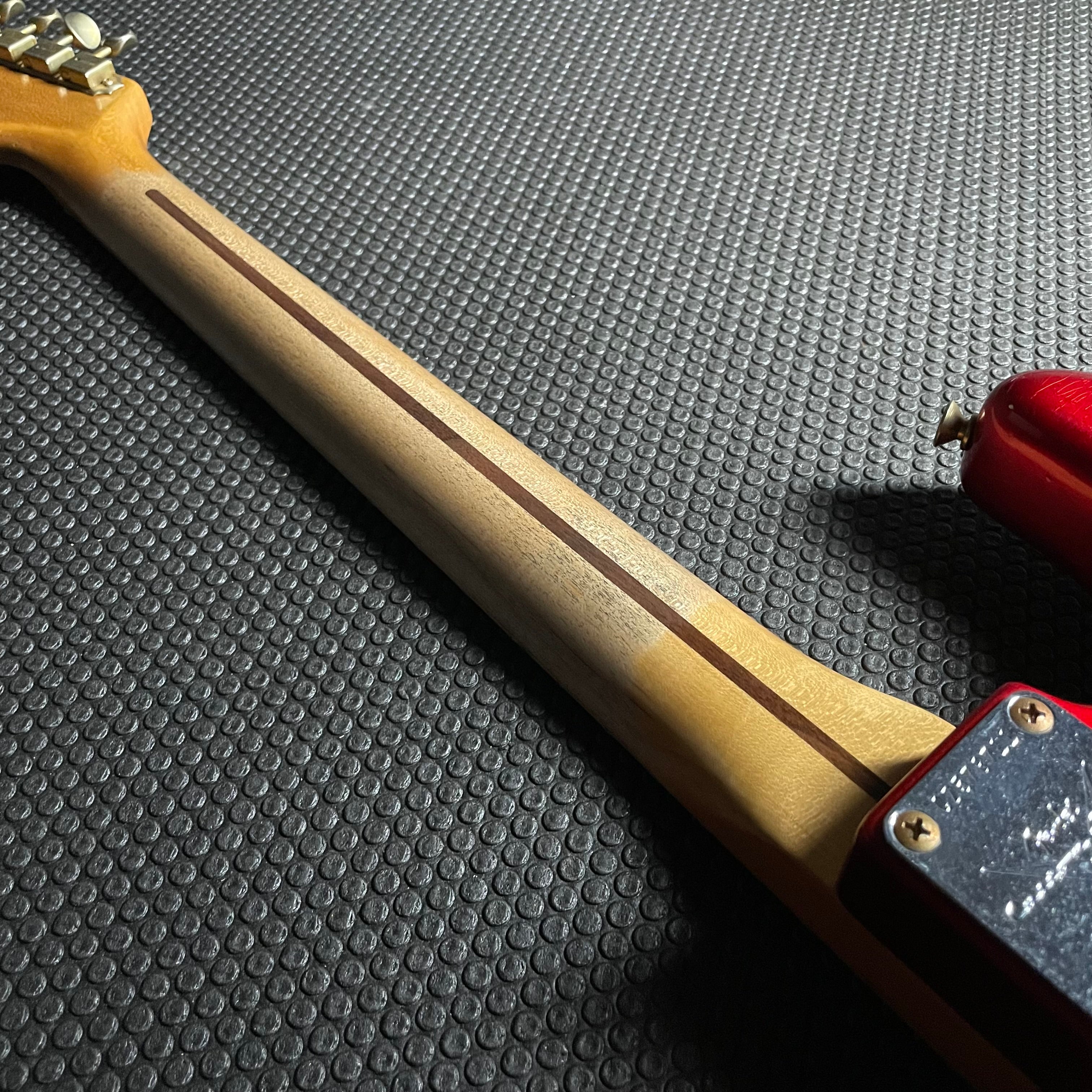 Fender Custom Shop 1958 Stratocaster, Heavy Relic-Faded Aged Candy Apple Red - Metronome Music Inc.