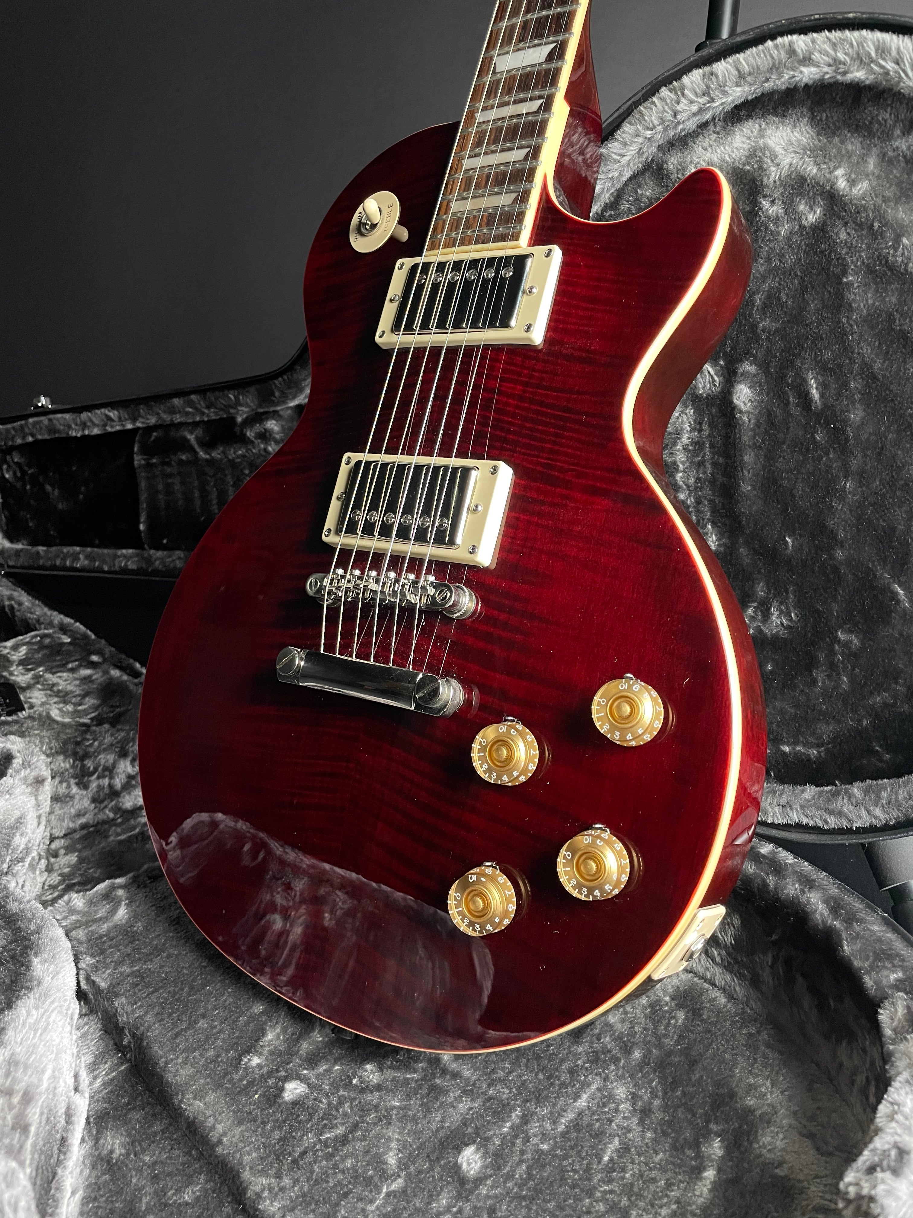 Epiphone Les Paul 1960 Tribute Plus w/OHSC - Black Cherry (2003)