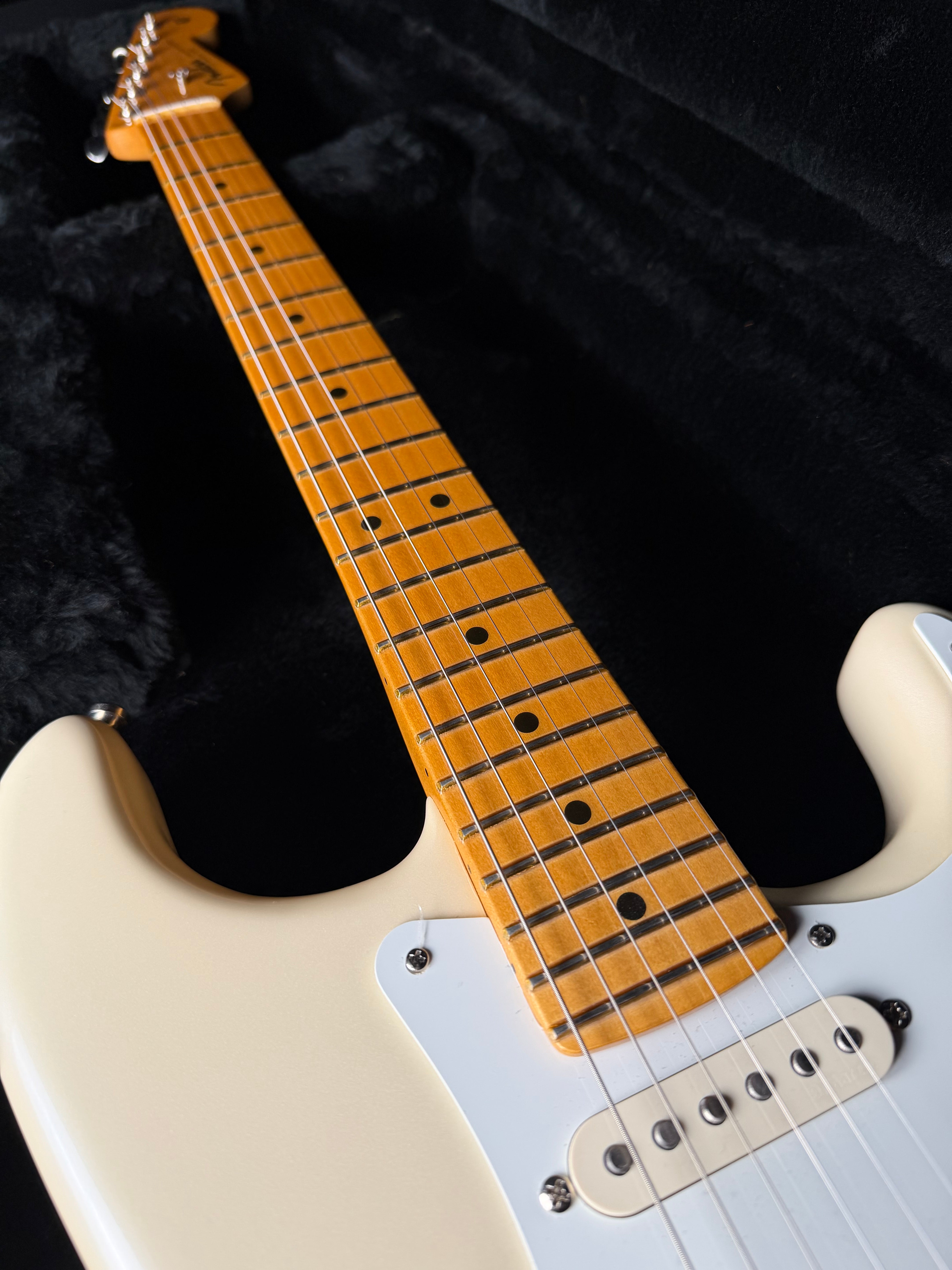 Fender Lincoln Brewster Stratocaster, Maple - Olympic Pearl