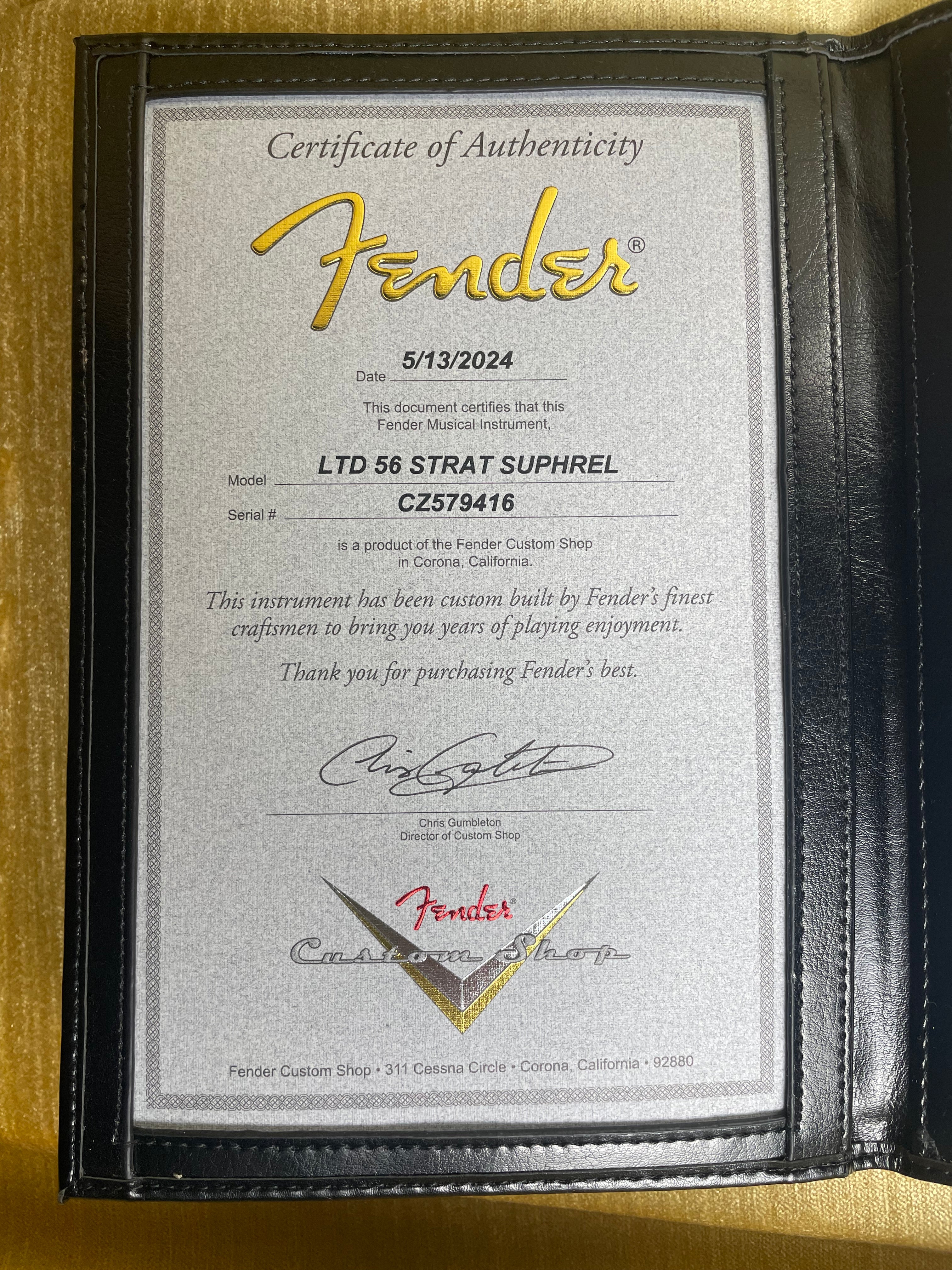Fender Custom Shop LTD 1956 Stratocaster, SH Relic - SF Aged 2-Tone Sunburst - Metronome Music Inc.