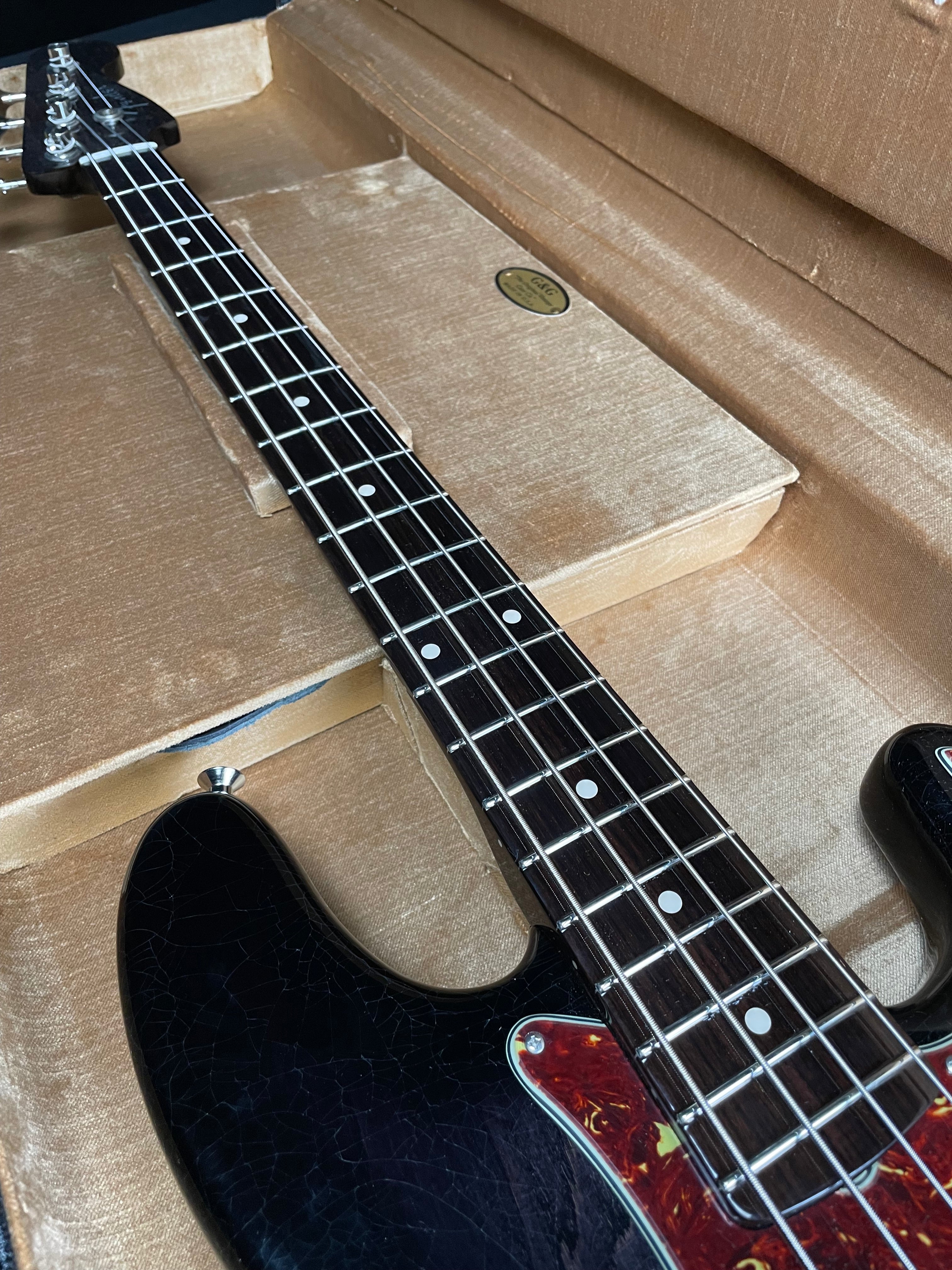 Fender Custom Shop Postmodern Precision Bass DLX Closet Classic Rosewood Neck Ebony Transparent