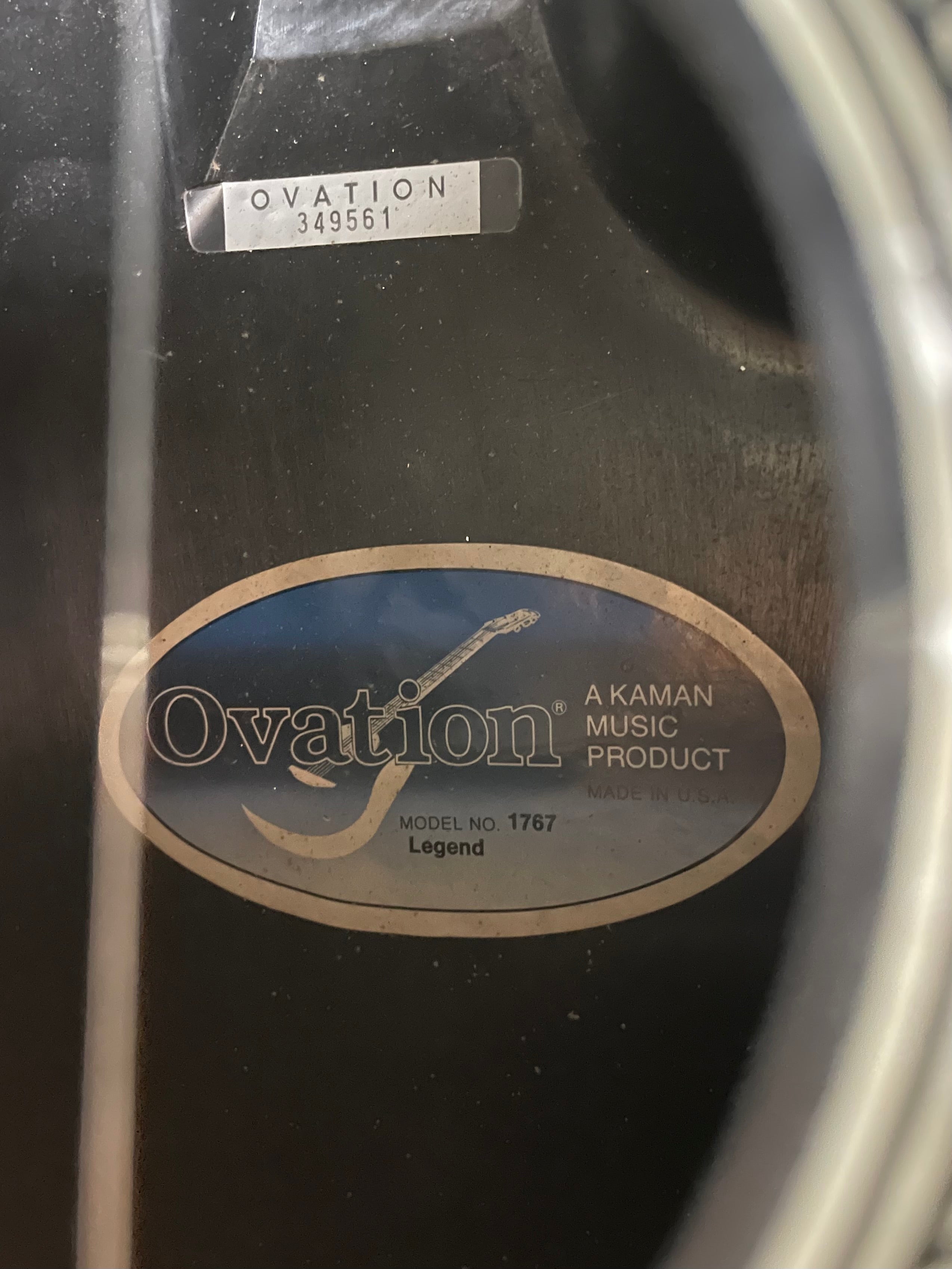 Ovation 1767 Legend - Natural (1980s) - Metronome Music Inc.